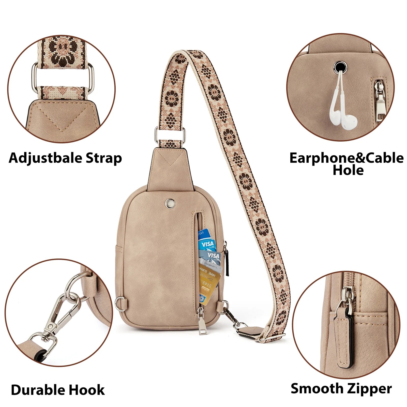 Aurora Anti-Theft Bohemian Shoulder Strap Crossbody Bag - Image 49