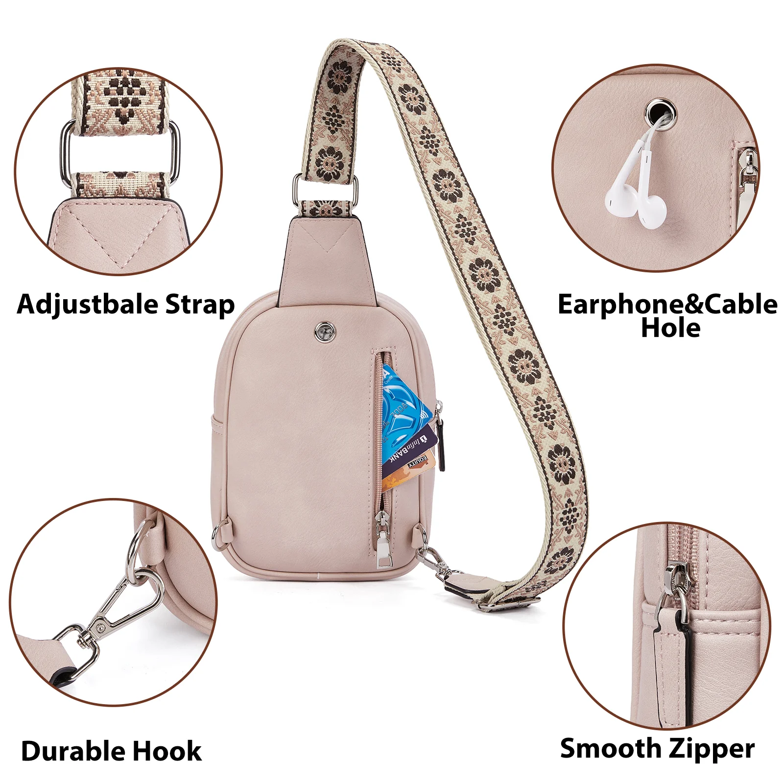 Aurora Anti-Theft Bohemian Shoulder Strap Crossbody Bag - Image 55