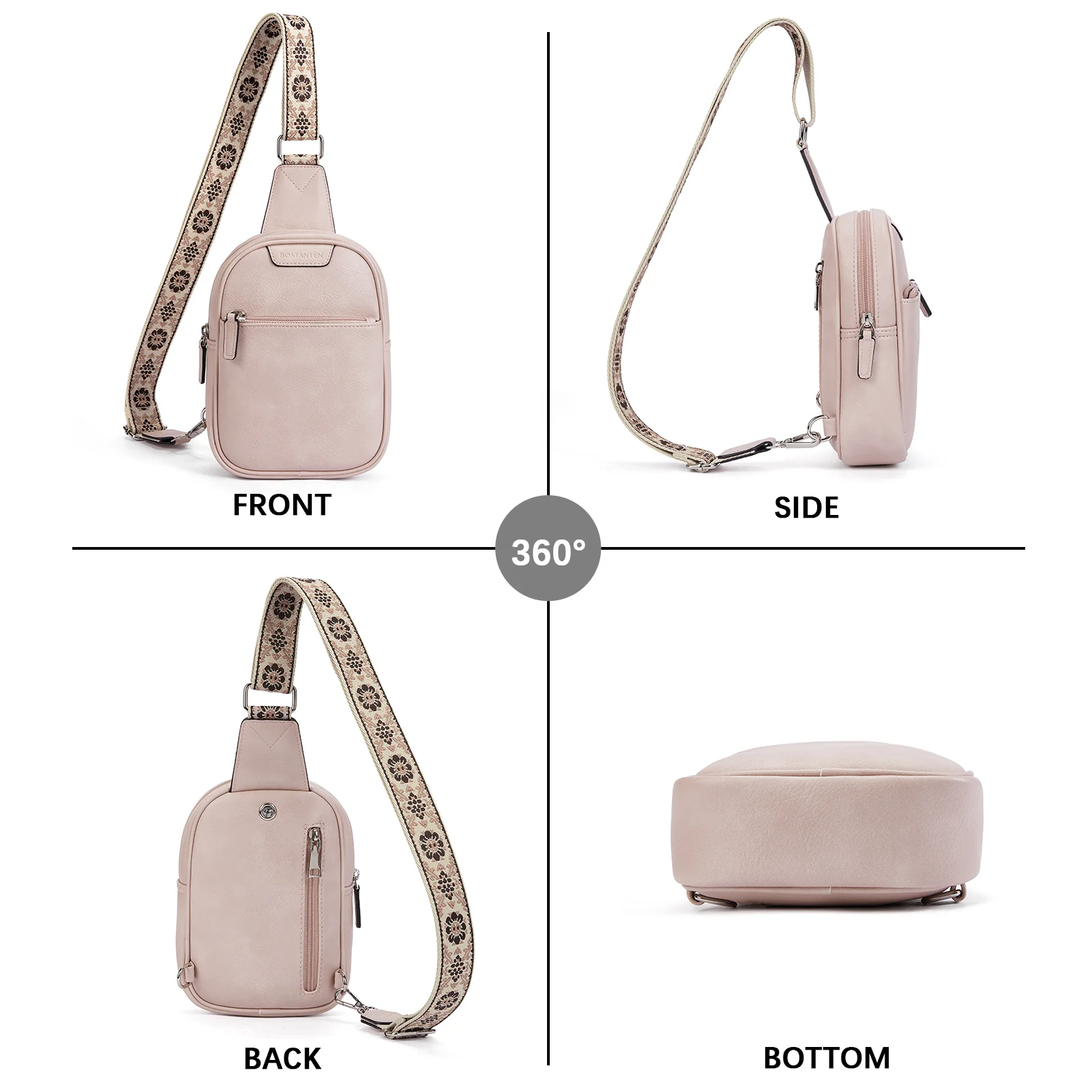 Aurora Anti-Theft Bohemian Shoulder Strap Crossbody Bag - Image 56