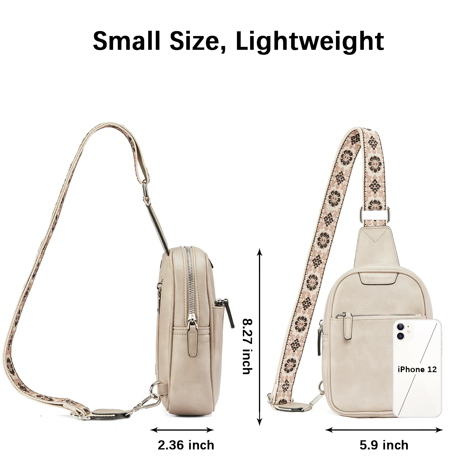 Aurora Anti-Theft Bohemian Shoulder Strap Crossbody Bag - Image 9