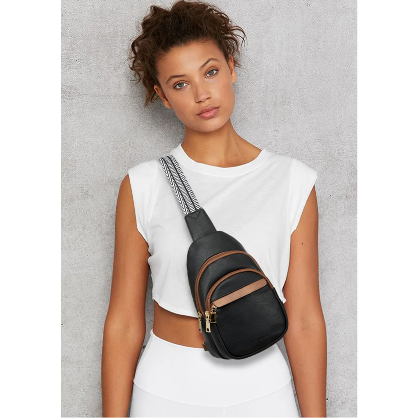 Aurora Beige Street Casual Trapeze Sling Bag - Image 11
