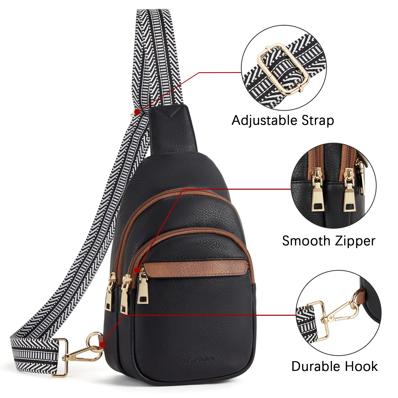 Aurora Beige Street Casual Trapeze Sling Bag - Image 17
