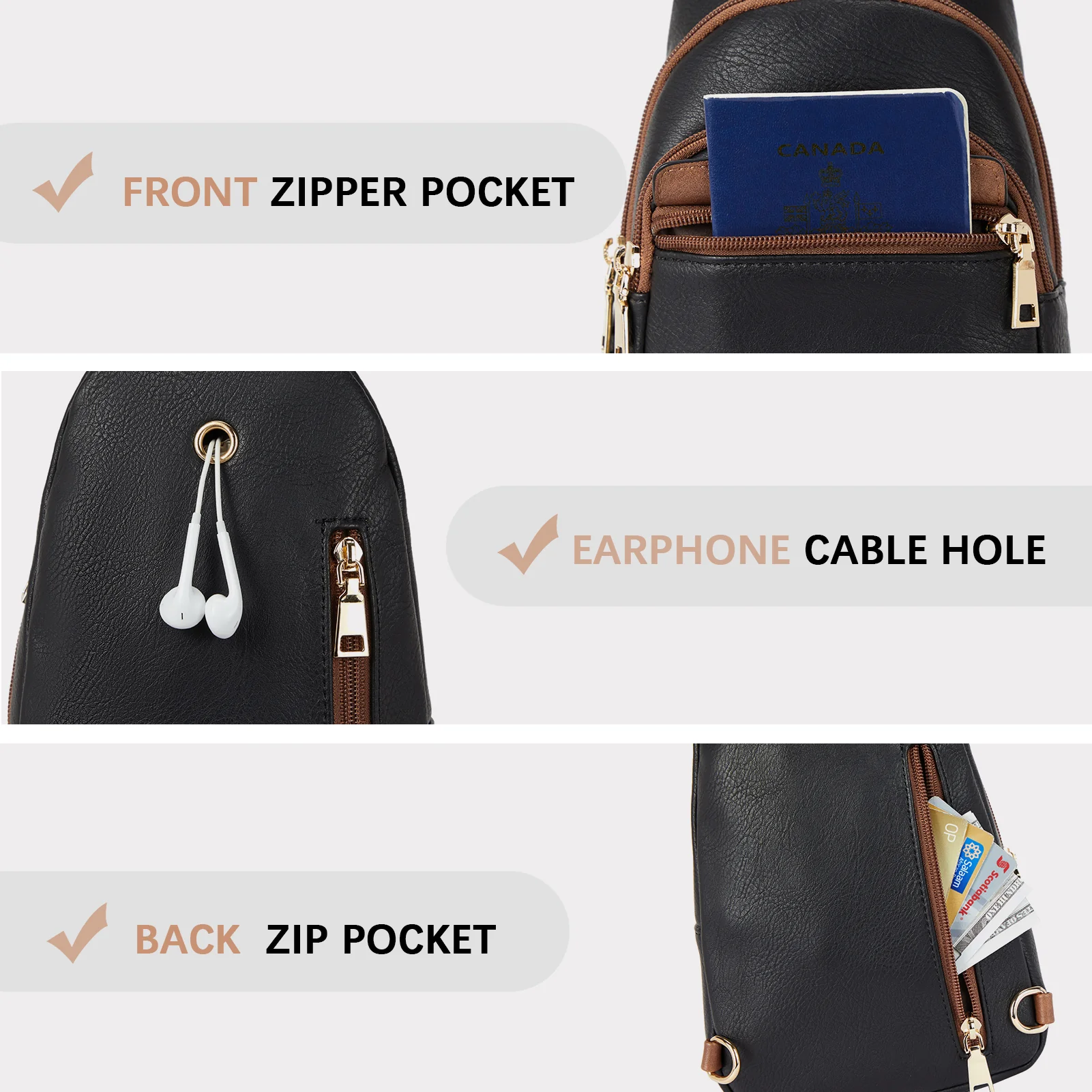 Aurora Beige Street Casual Trapeze Sling Bag - Image 18
