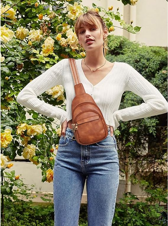 Aurora Beige Street Casual Trapeze Sling Bag - Image 20