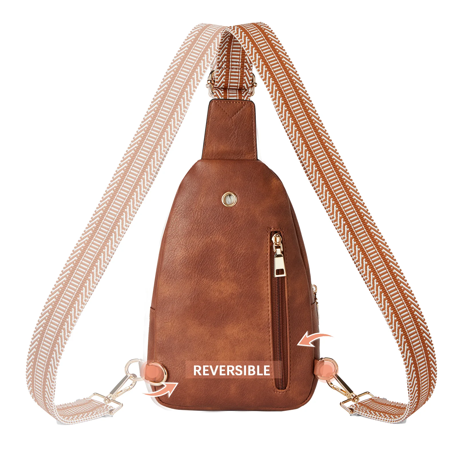 Aurora Beige Street Casual Trapeze Sling Bag - Image 24