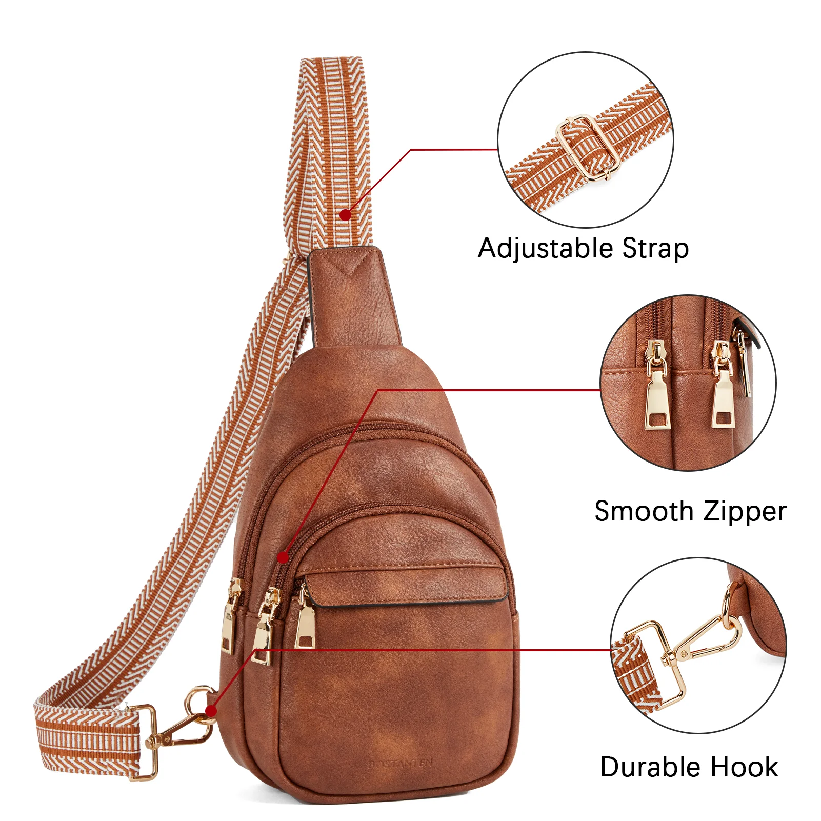 Aurora Beige Street Casual Trapeze Sling Bag - Image 26