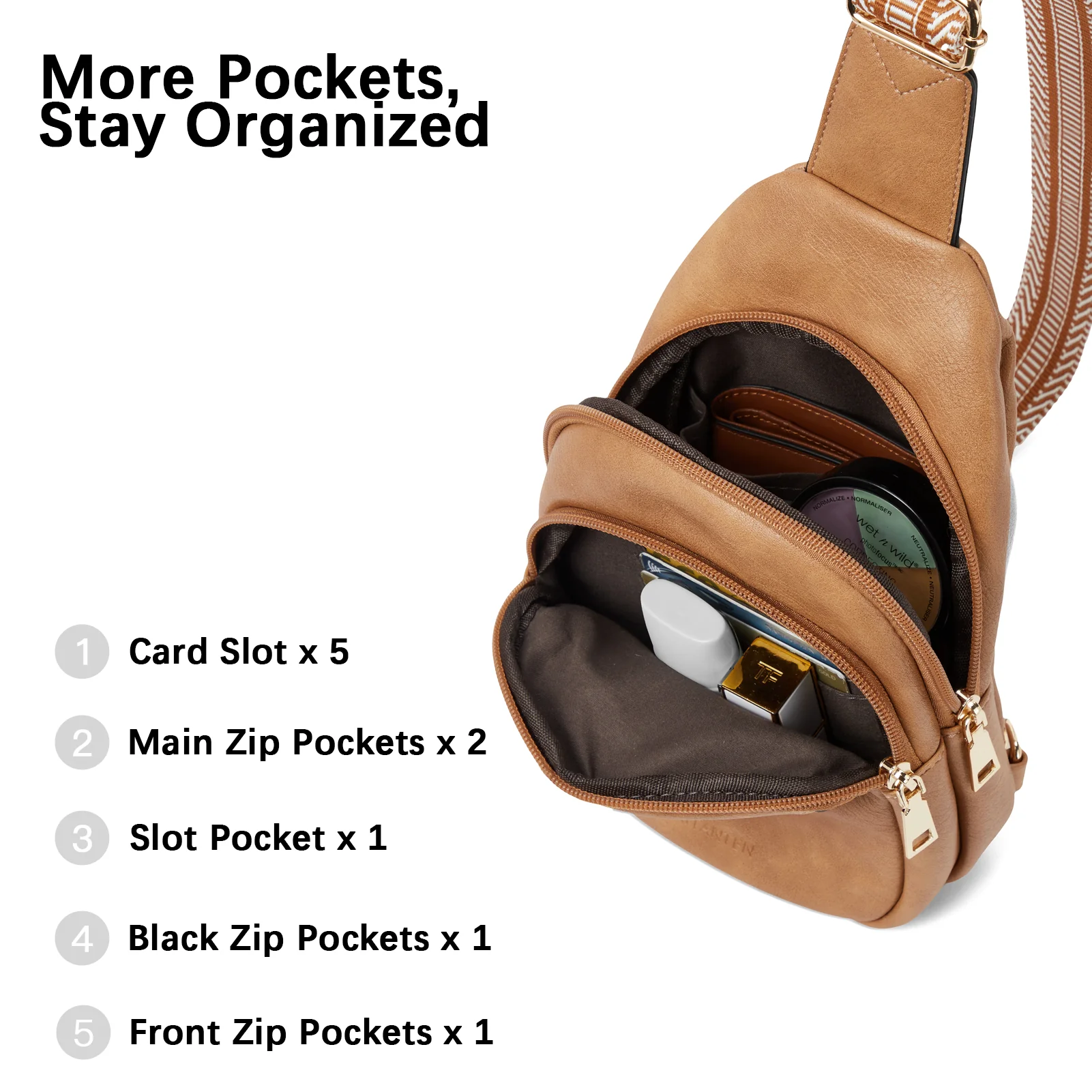 Aurora Beige Street Casual Trapeze Sling Bag - Image 32