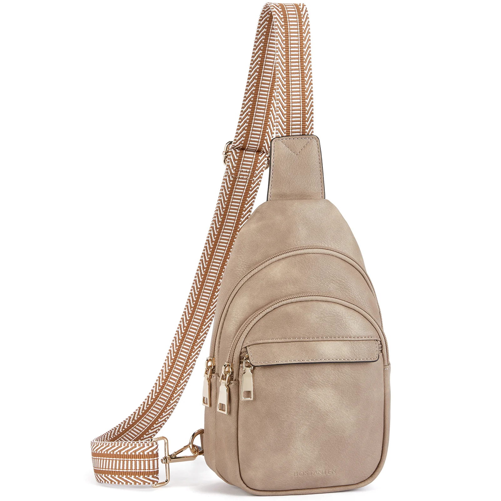 Aurora Beige Street Casual Trapeze Sling Bag - Image 37