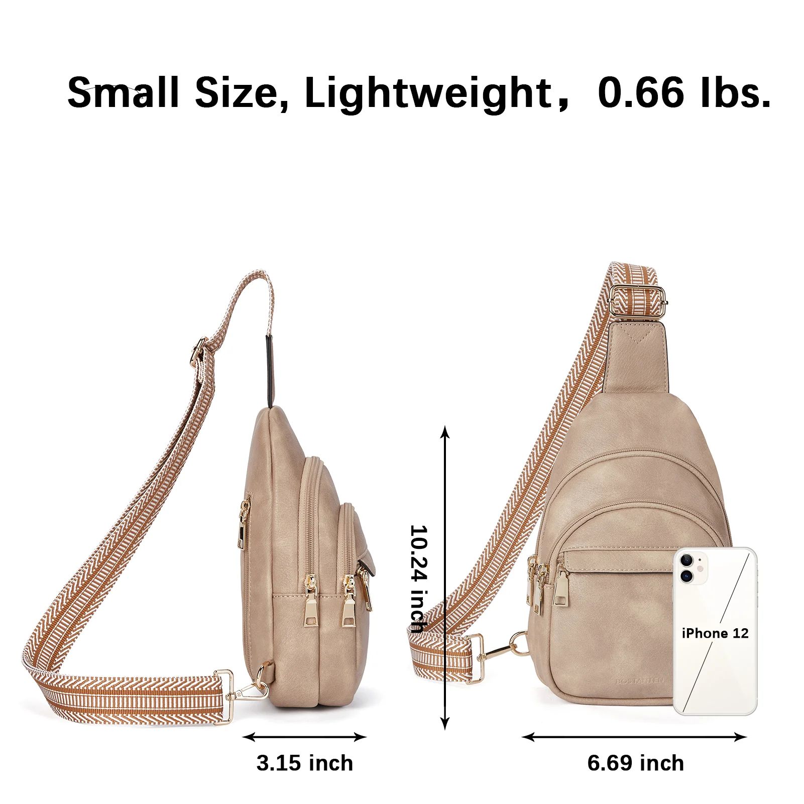 Aurora Beige Street Casual Trapeze Sling Bag - Image 38