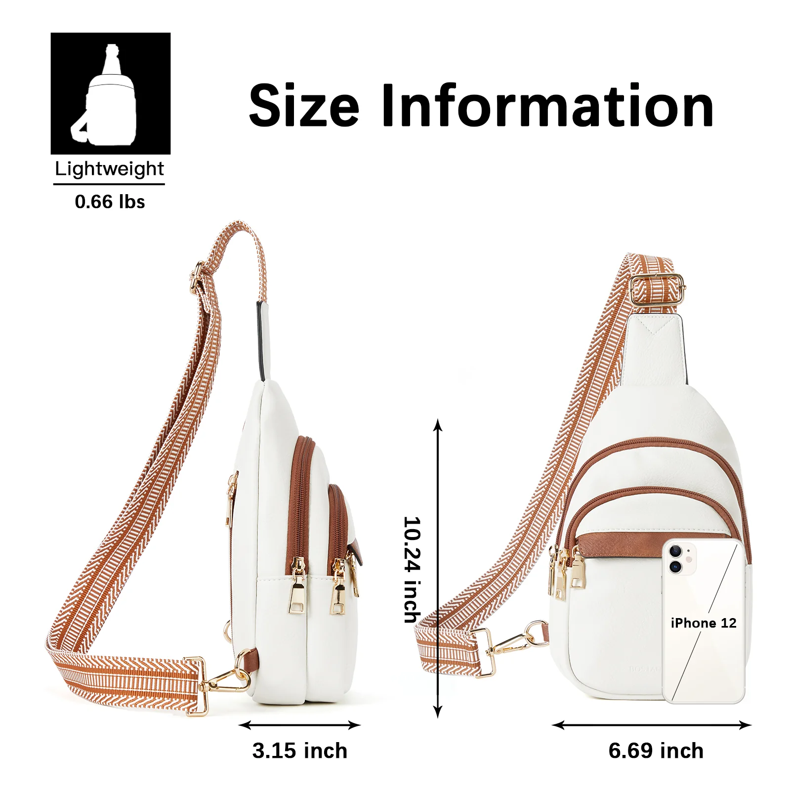 Aurora Beige Street Casual Trapeze Sling Bag - Image 4
