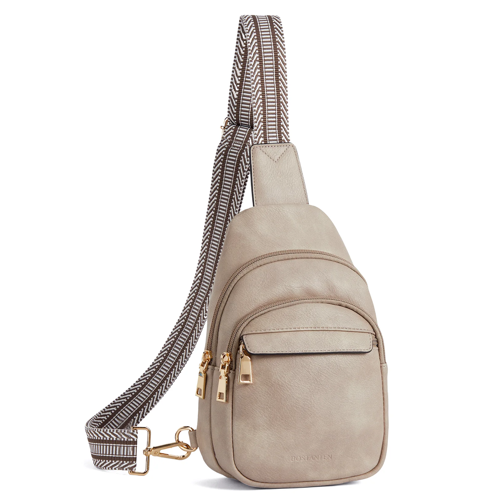 Aurora Beige Street Casual Trapeze Sling Bag - Image 44
