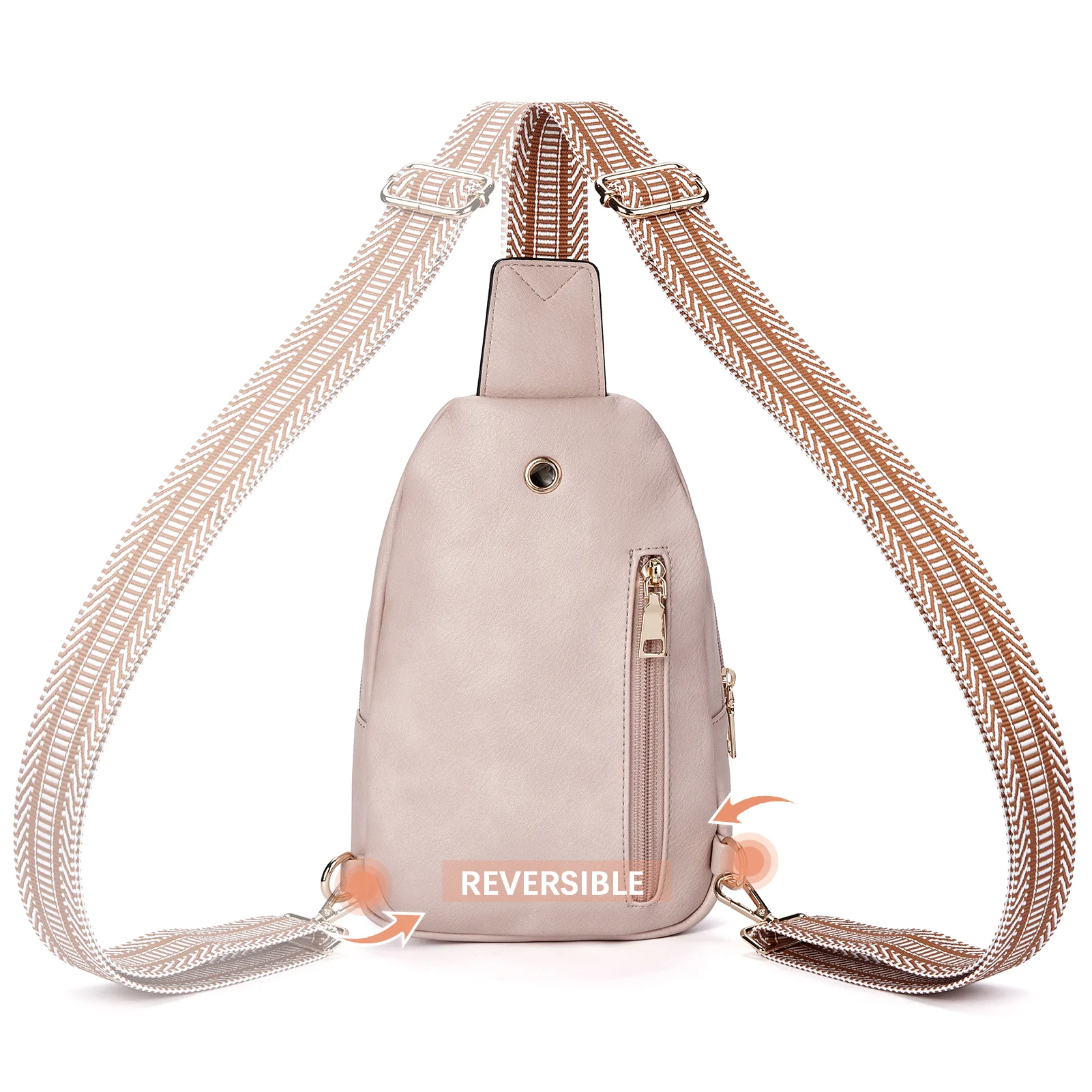 Aurora Beige Street Casual Trapeze Sling Bag - Image 56