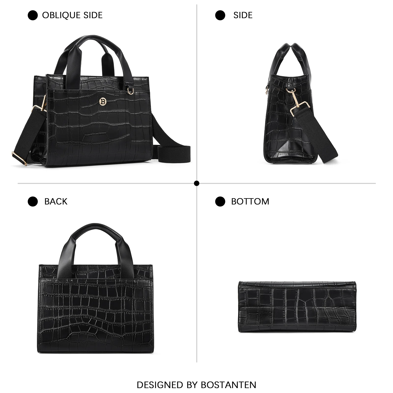 Nevin 11‘’ Leather Satchel - Versatile Crossbody - Image 7