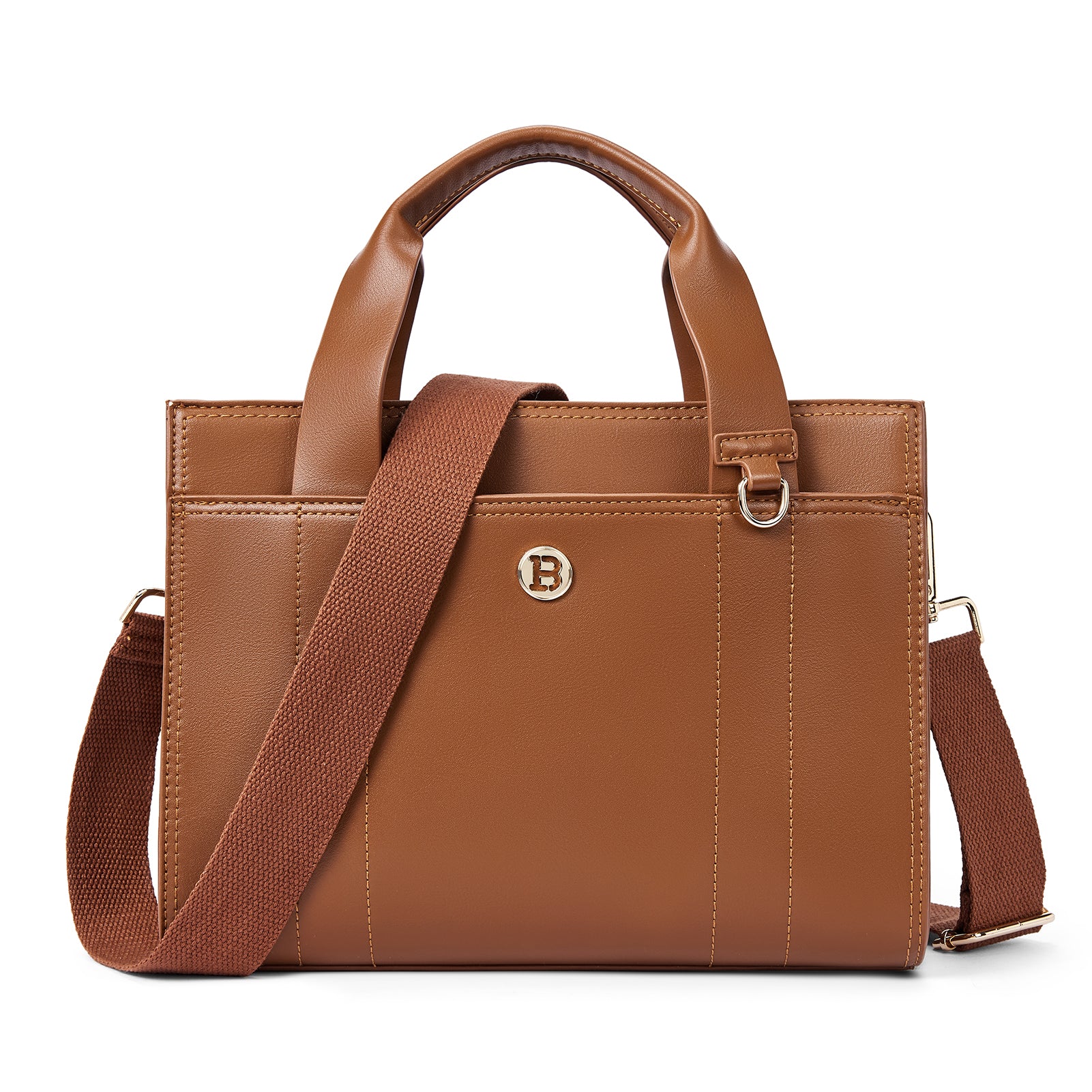 Nevin 11‘’ Leather Satchel - Versatile Crossbody - Image 8