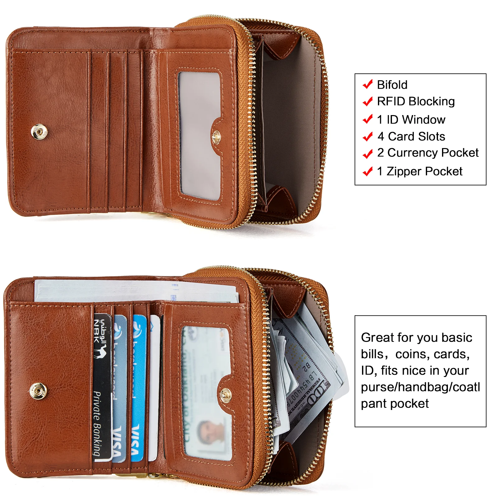 Lomy Small Coin & Card Purse With Tassel — Cowhide - Image 14