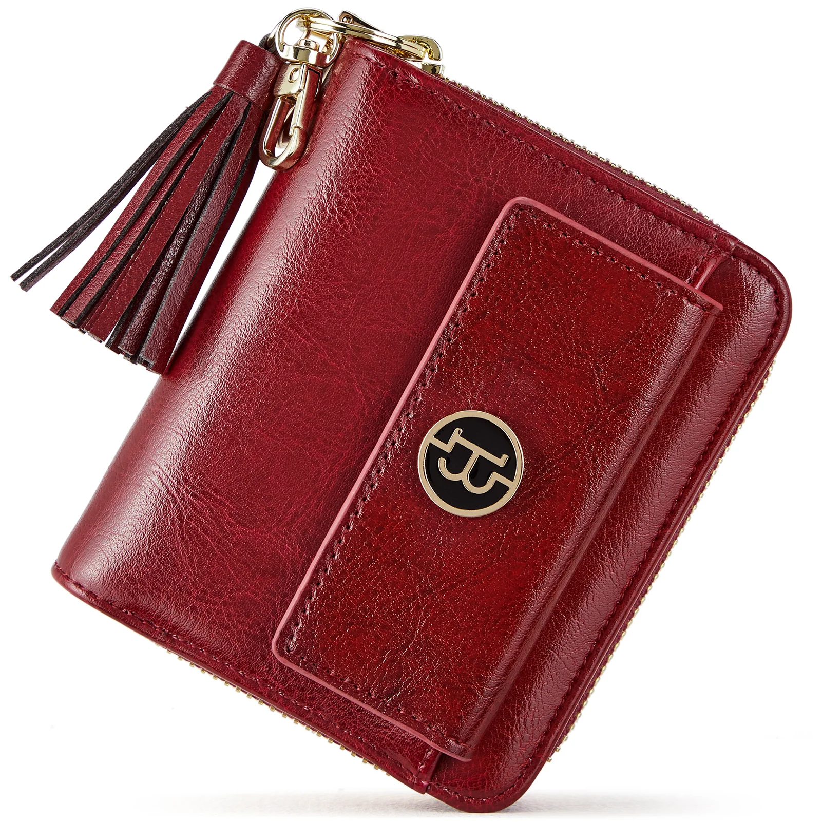 Lomy Small Coin & Card Purse With Tassel — Cowhide - Image 17