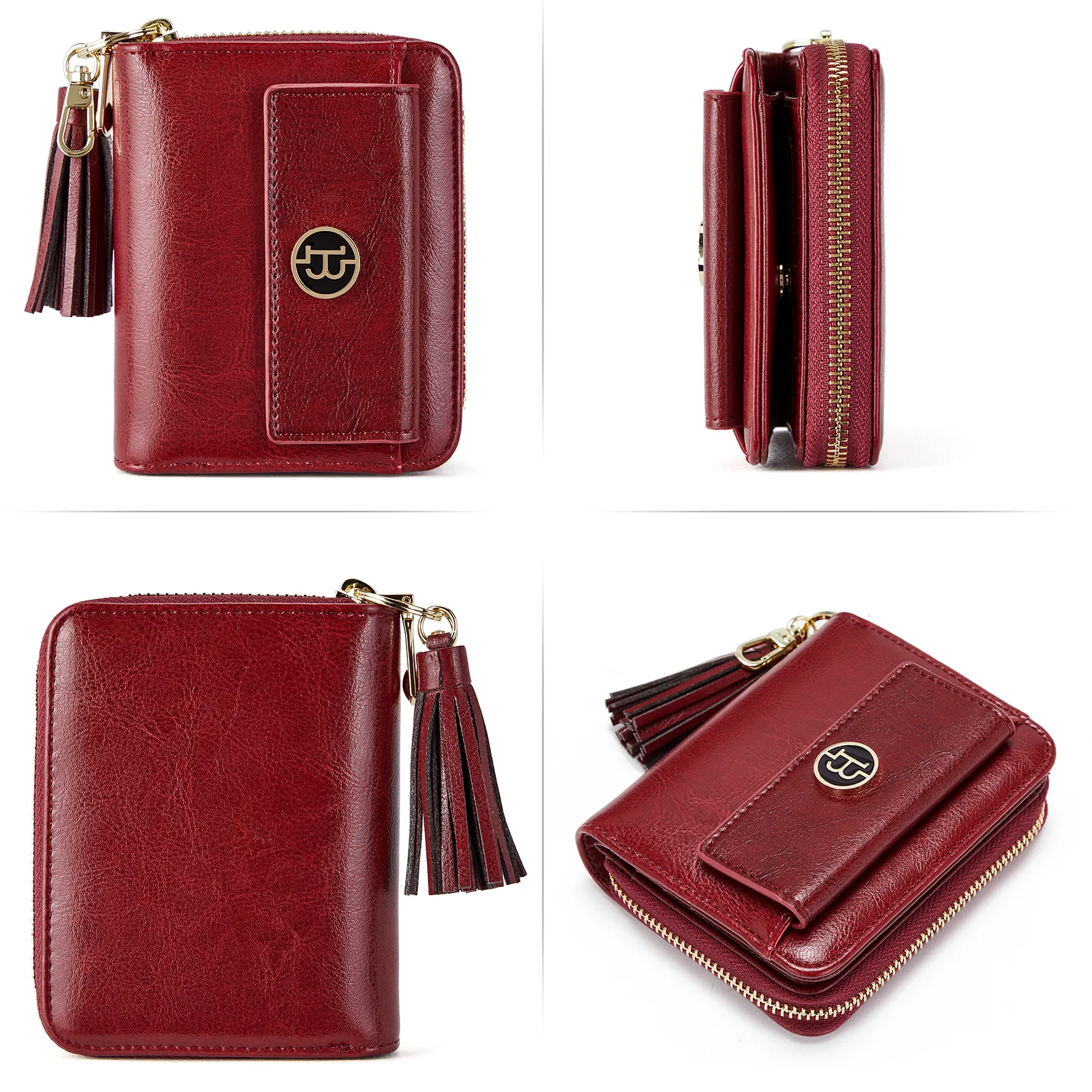 Lomy Small Coin & Card Purse With Tassel — Cowhide - Image 19