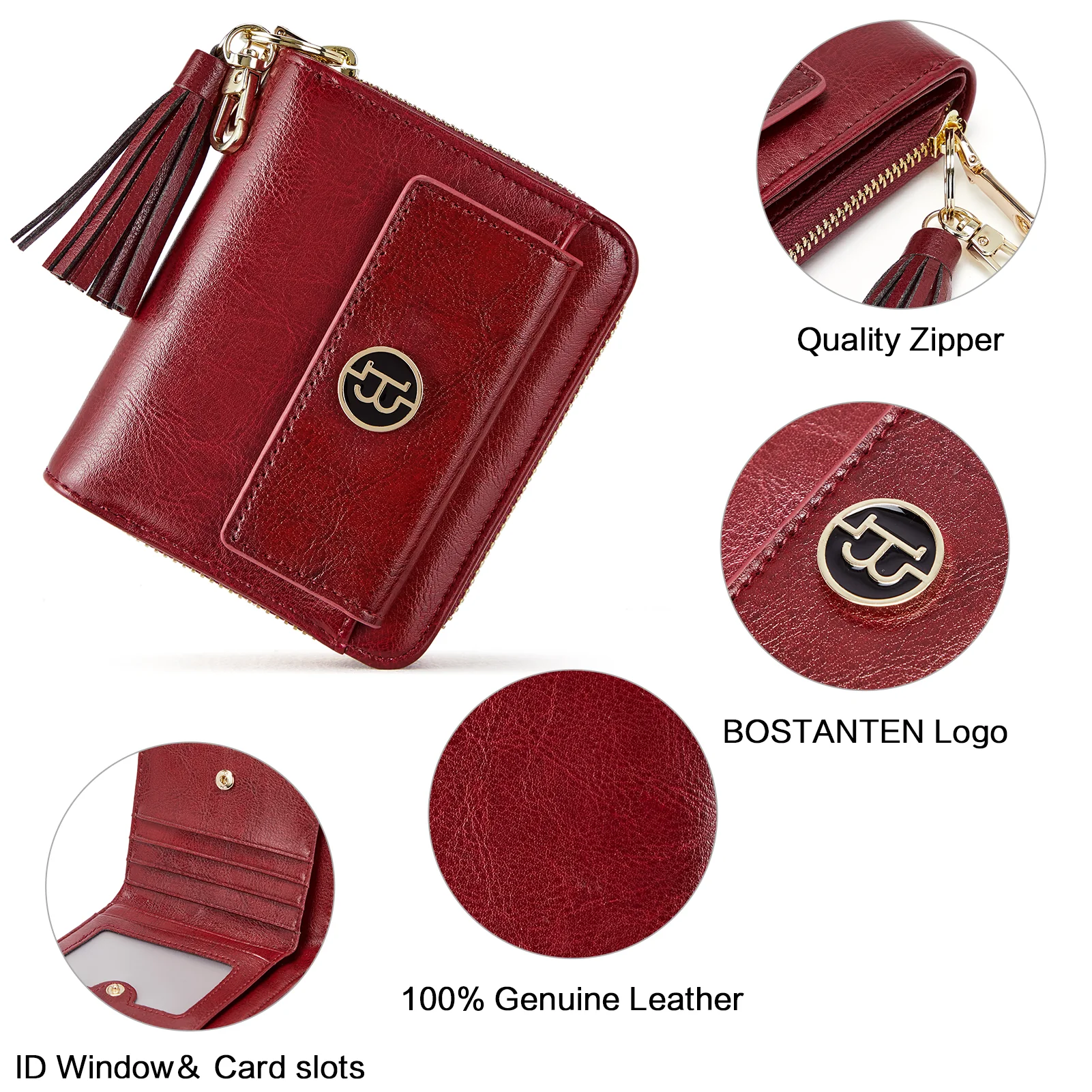 Lomy Small Coin & Card Purse With Tassel — Cowhide - Image 20