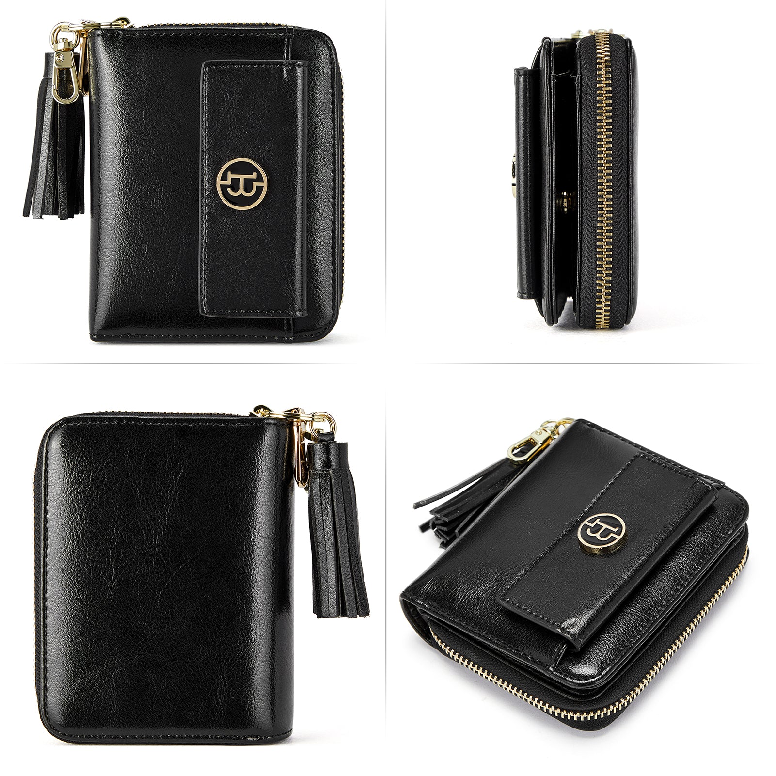 Lomy Small Coin & Card Purse With Tassel — Cowhide - Image 3