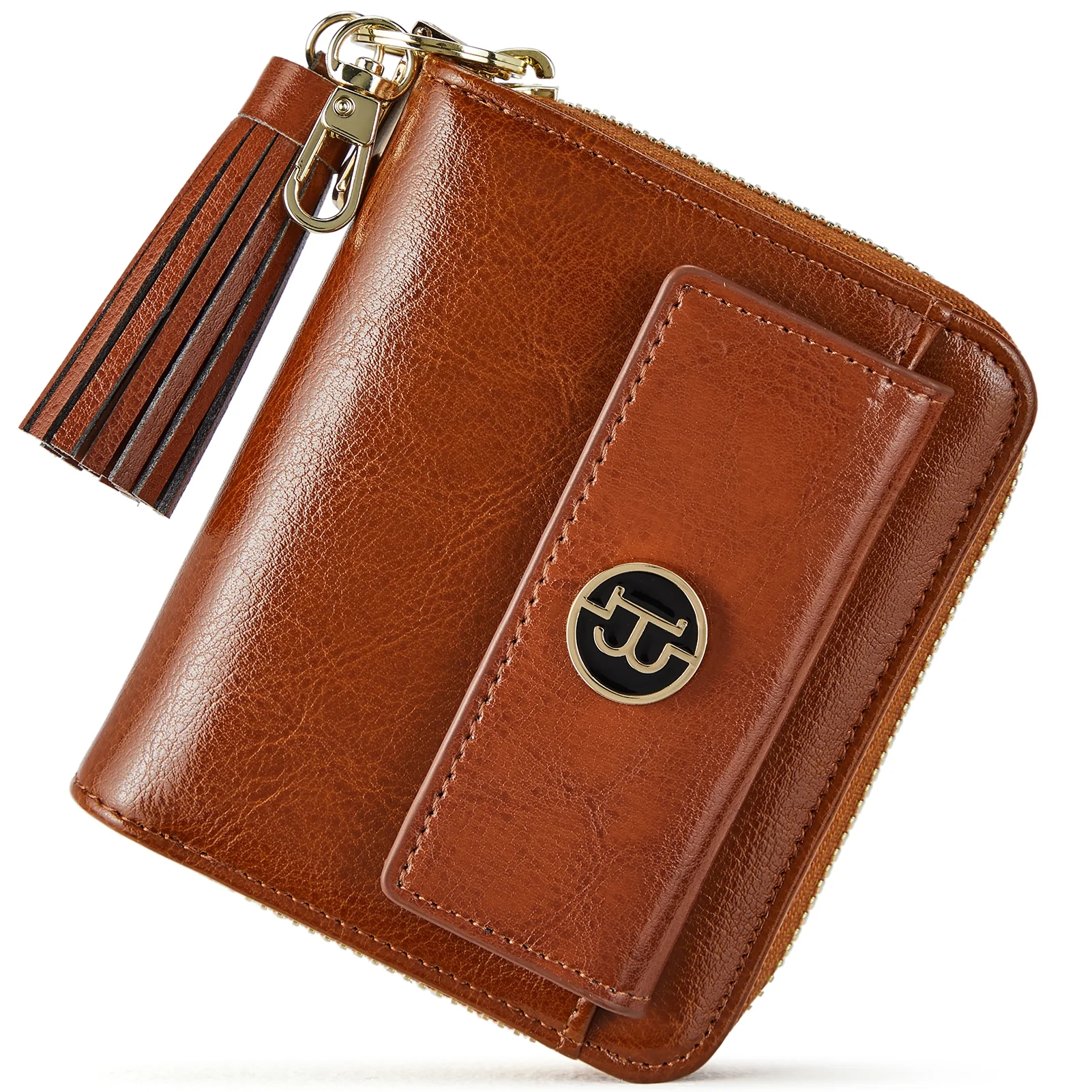 Lomy Small Coin & Card Purse With Tassel — Cowhide - Image 9