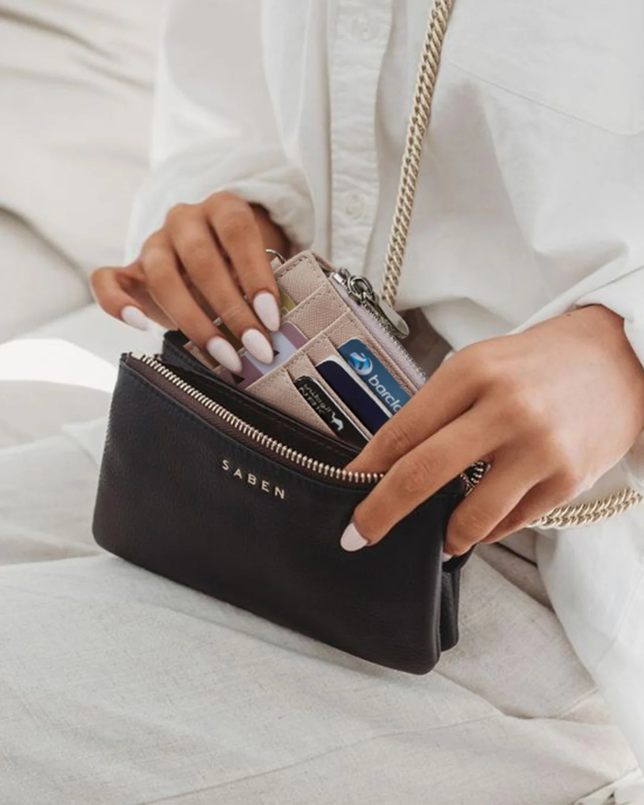 Lomy Slim Wristlet Keychain Wallet With Zipper Pocket - Image 45