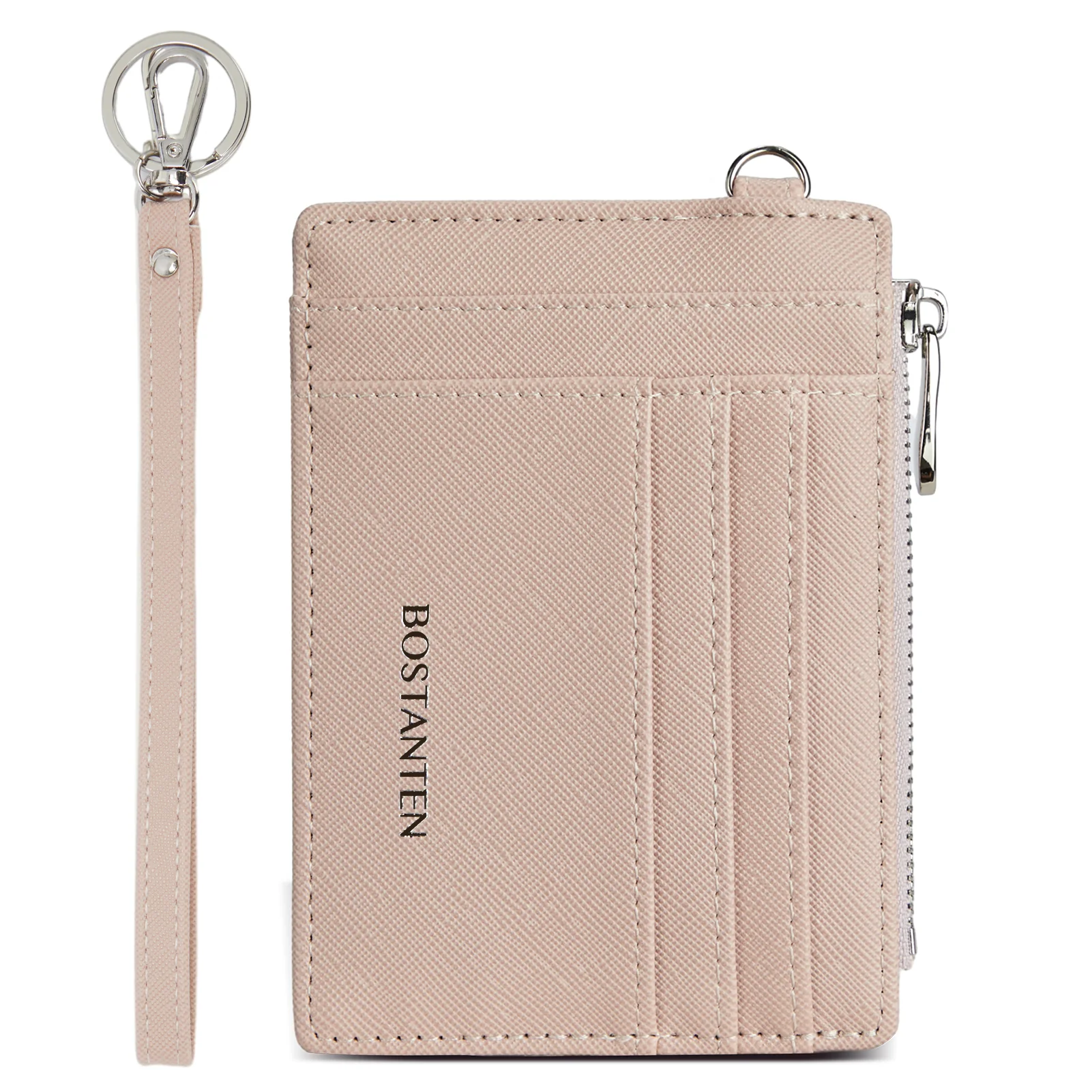 Lomy Slim Wristlet Keychain Wallet With Zipper Pocket - Image 46