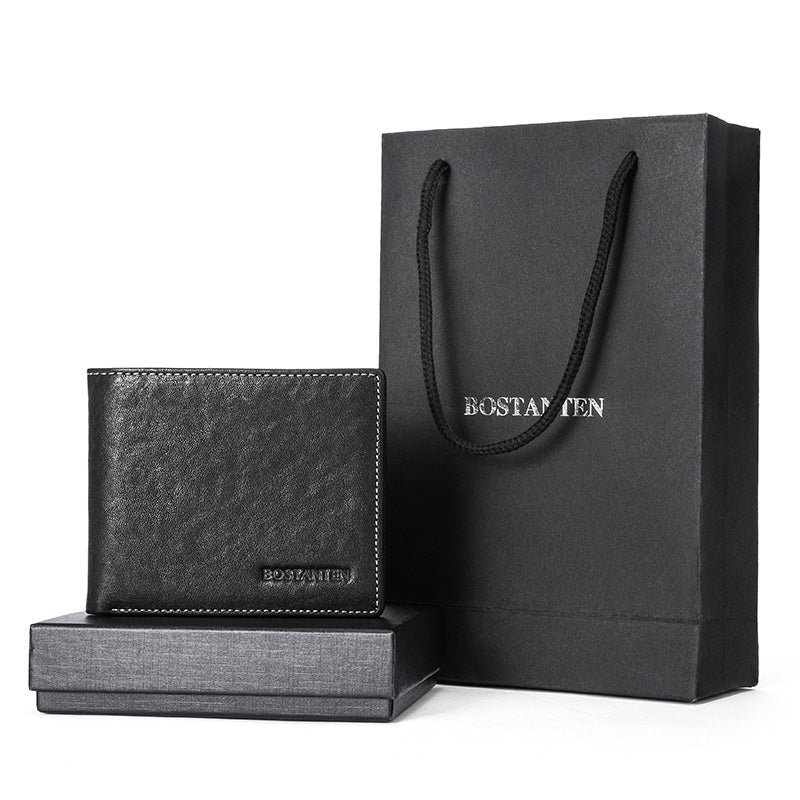 BOSTANTEN Men's Genuine Leather Wallet - Image 12