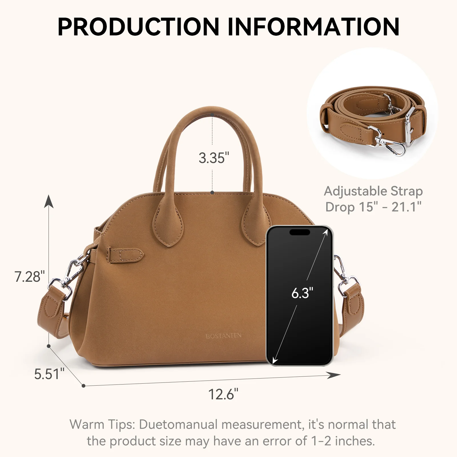 Claire Designer Suede Top Handle Satchel - Image 5