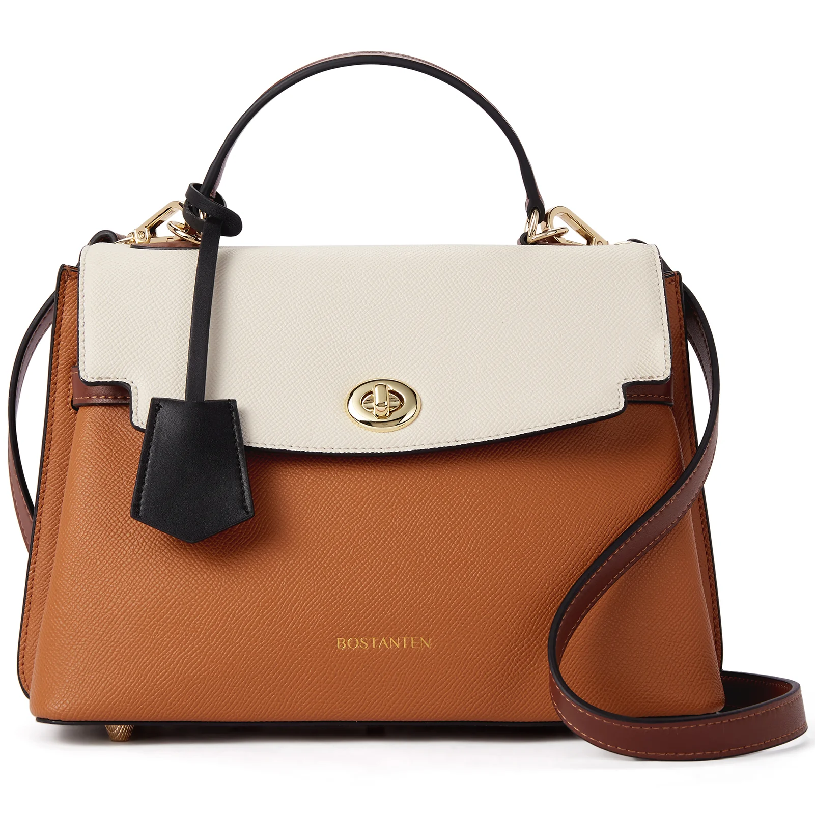BOSTANTEN Top-handle Handbags for Women Designer Leather Crossbody Satchel Bags Shoulder Tote Purse - Image 3