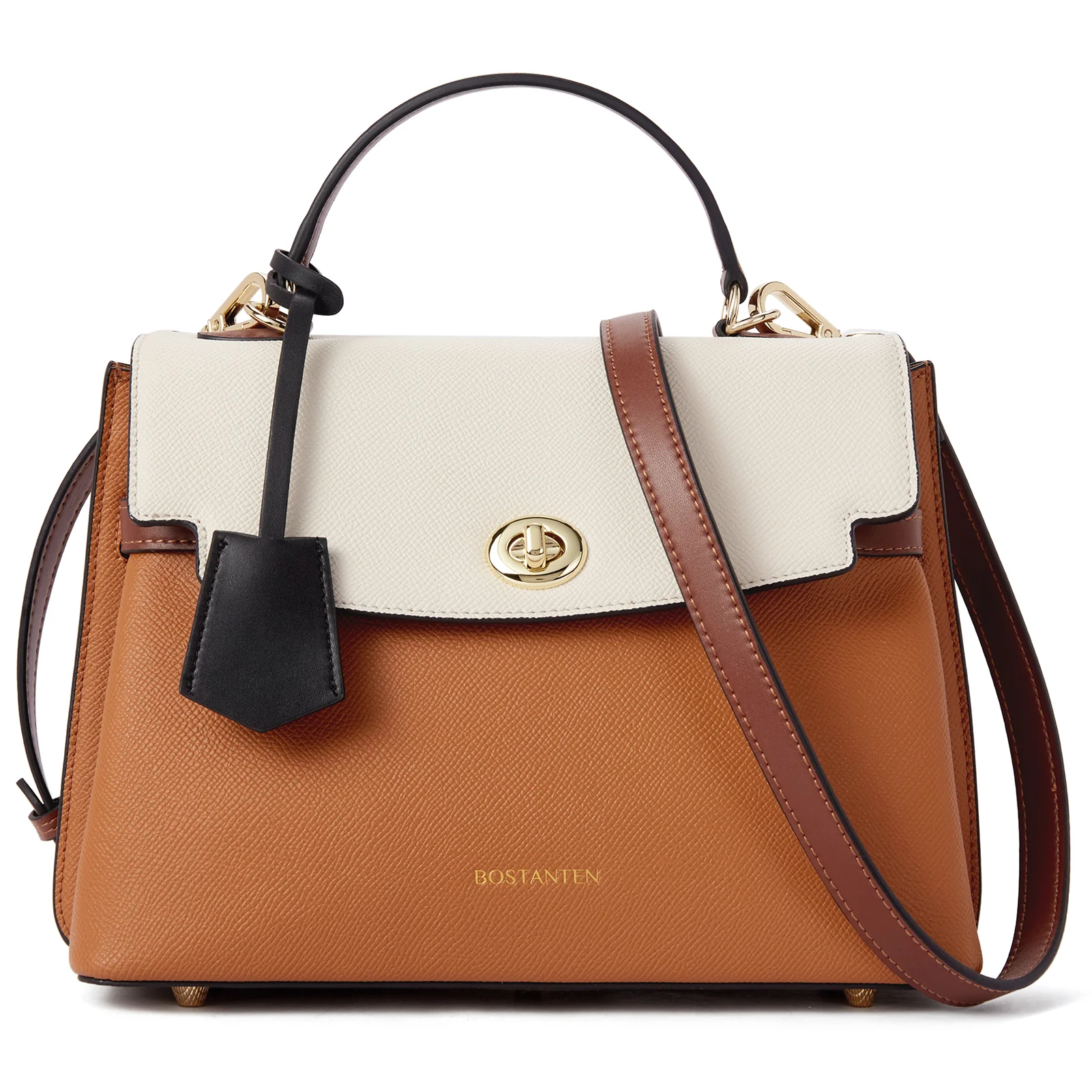 BOSTANTEN Top-handle Handbags for Women Designer Leather Crossbody Satchel Bags Shoulder Tote Purse - Image 5