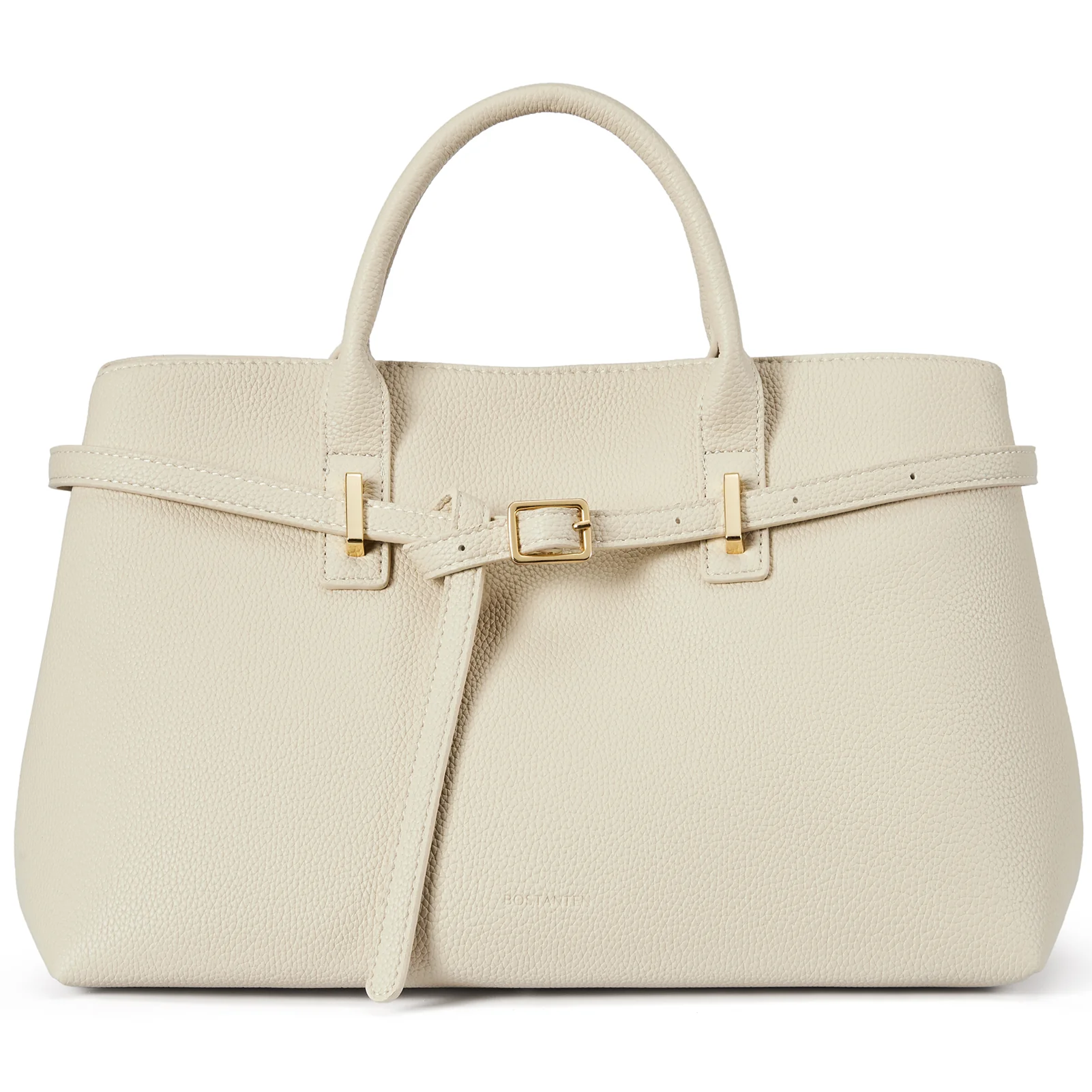 Claire Elegant Suede Top Handle Tote Handbag — DIY-able Outer Belt - Image 10