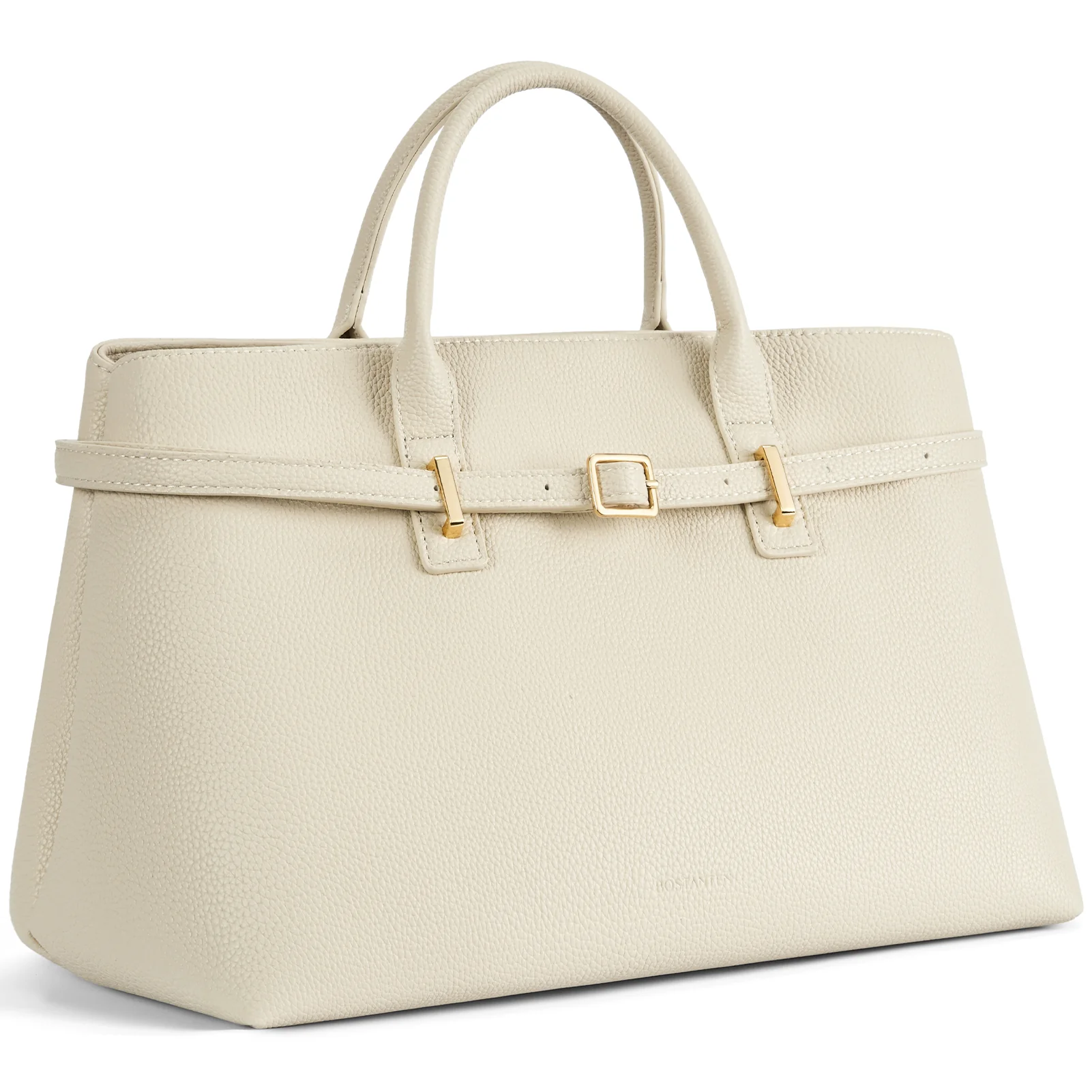 Claire Elegant Suede Top Handle Tote Handbag — DIY-able Outer Belt - Image 8