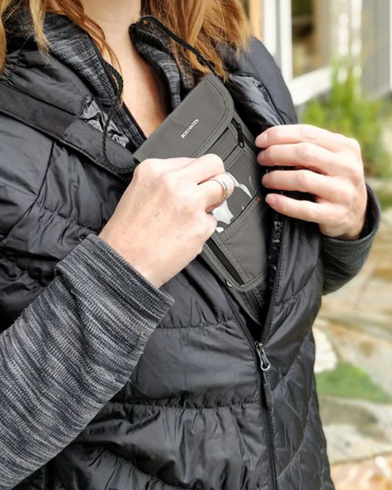 Nola Travel Wallet With RFID Passport Holder - Image 10
