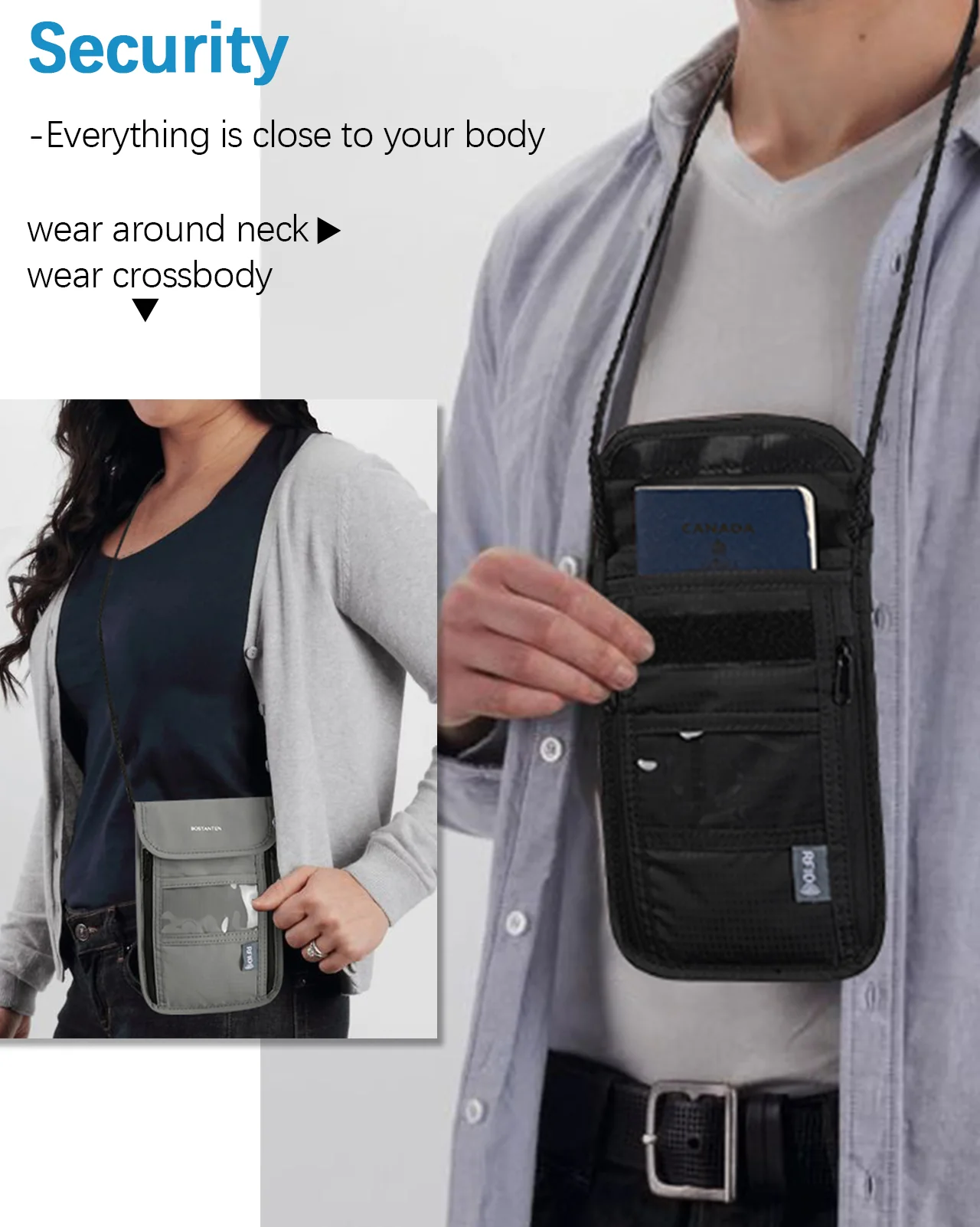 Nola Travel Wallet With RFID Passport Holder - Image 18