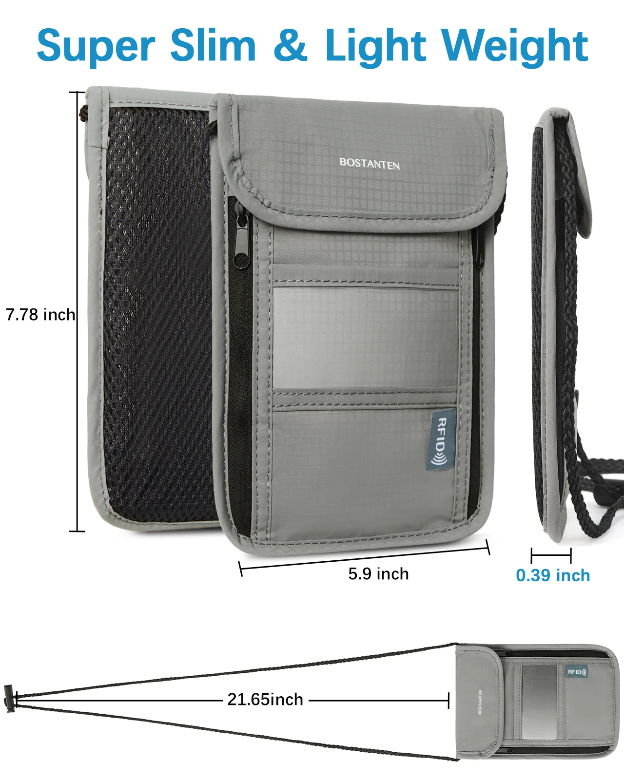Nola Travel Wallet With RFID Passport Holder - Image 19