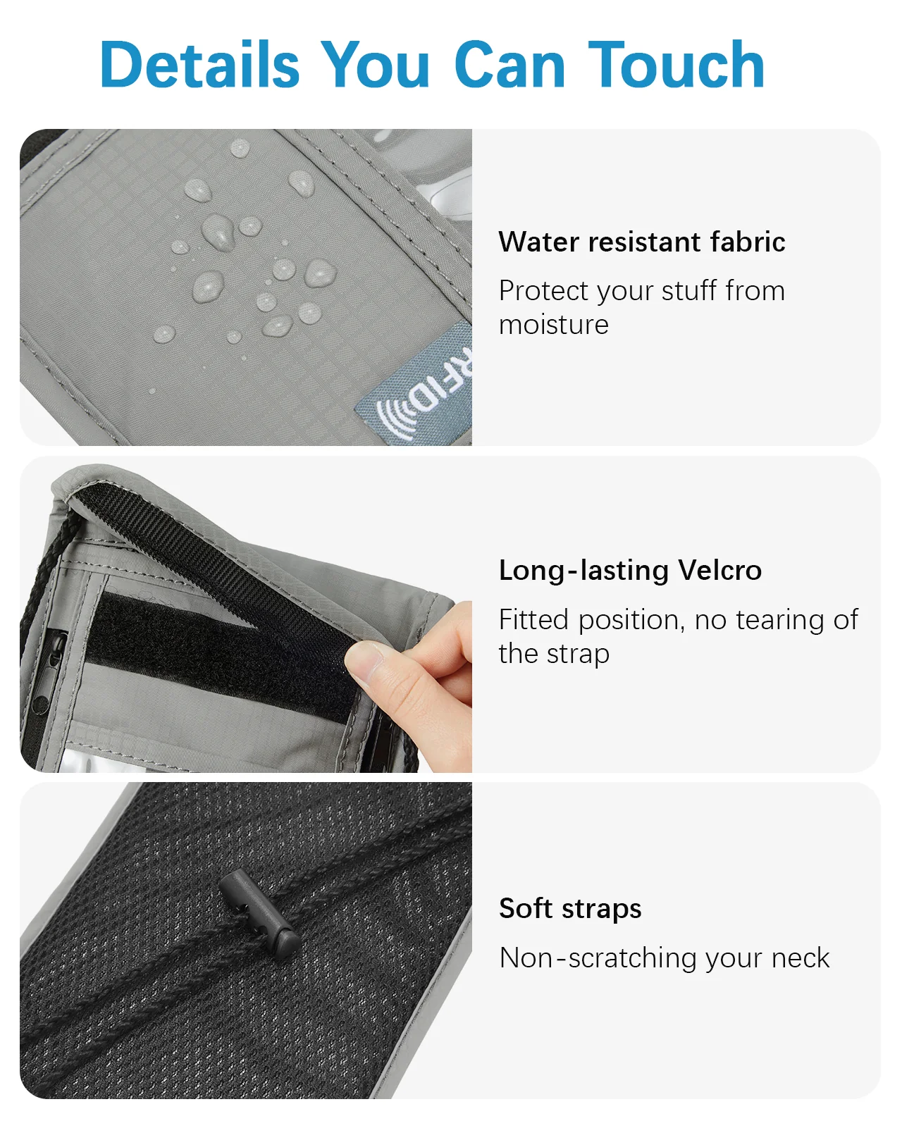 Nola Travel Wallet With RFID Passport Holder - Image 21