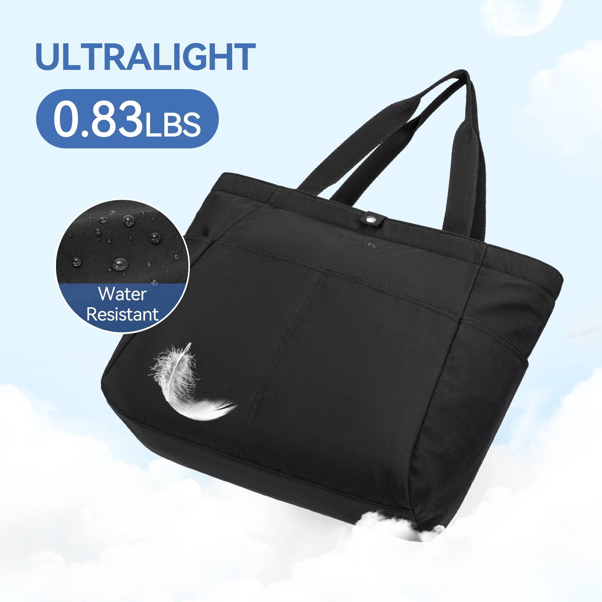 Ava Barrett 30L Travel Tote - Foldable Waterproof - Image 12