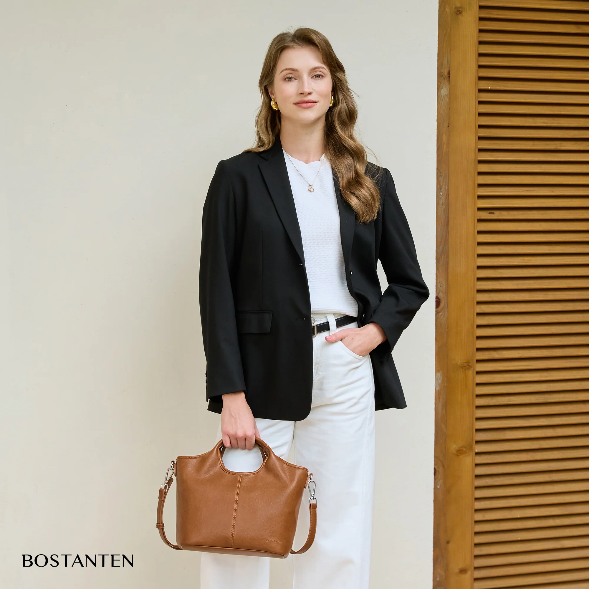 Nevin Vegan Leather Daily Tote Satchel - Image 2