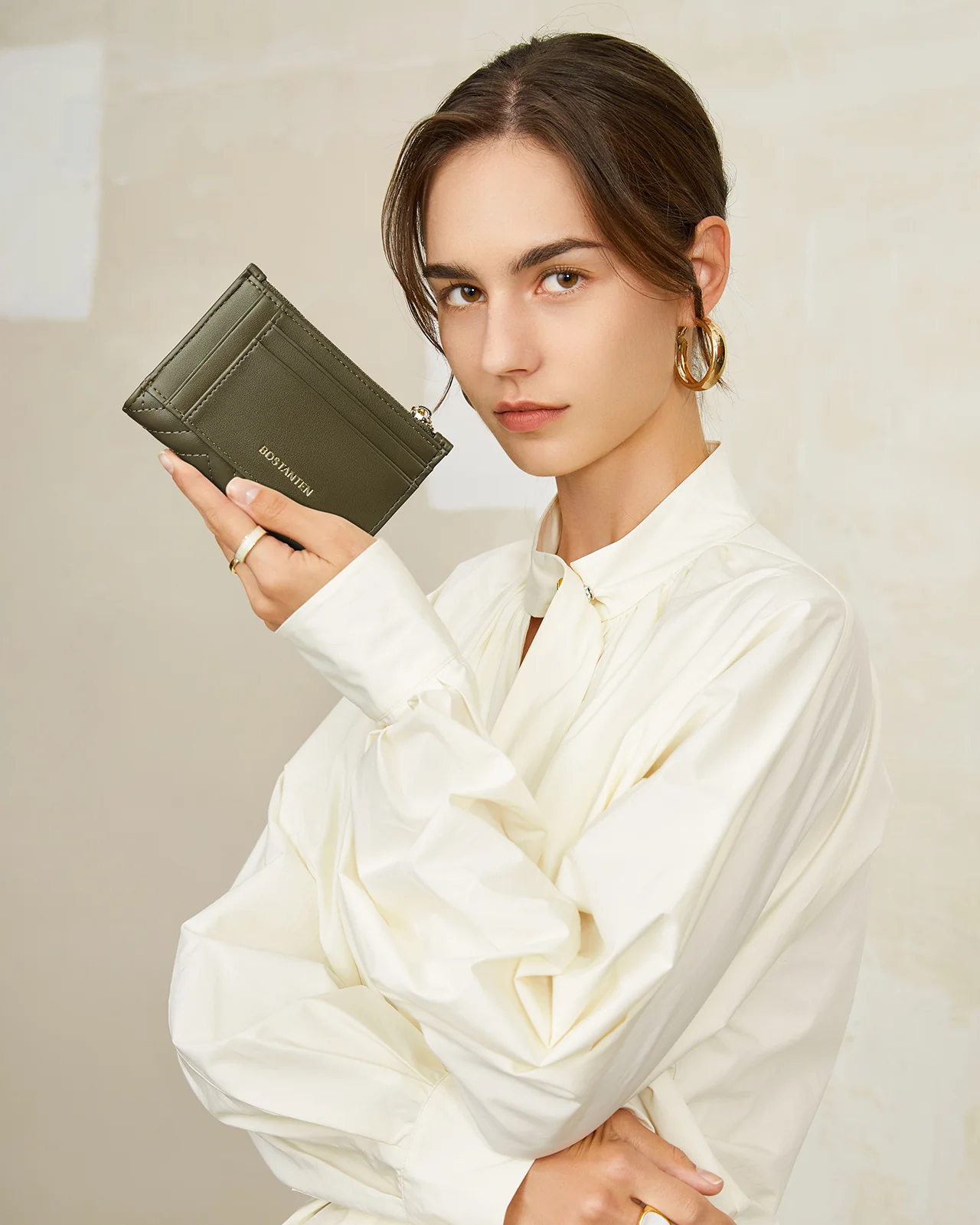 Sweezy Small Leather Slim Bifold Wallet - Image 23