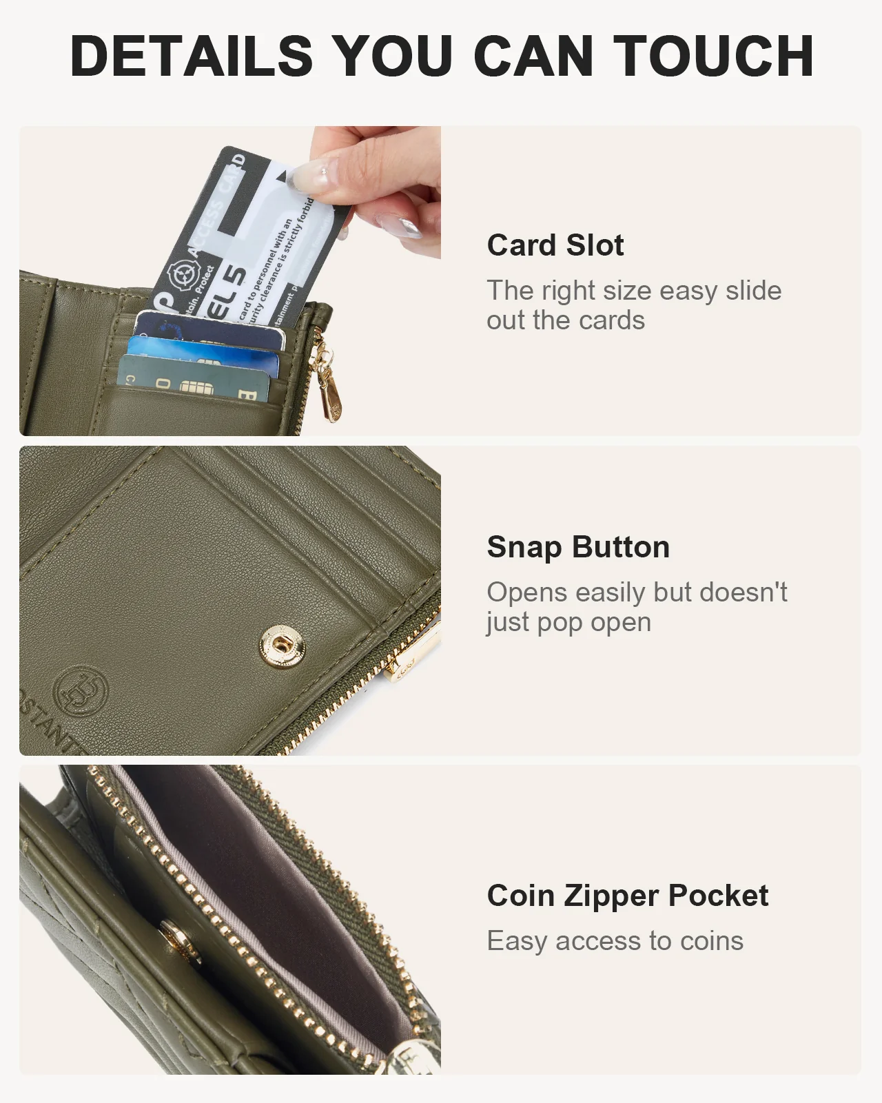 Sweezy Small Leather Slim Bifold Wallet - Image 25