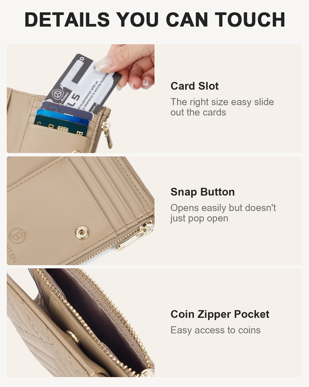 Sweezy Small Leather Slim Bifold Wallet - Image 32