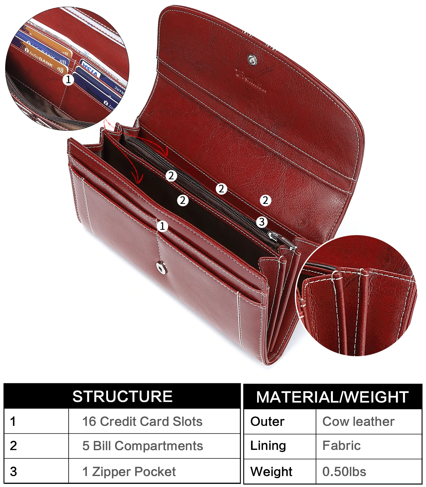 Lomy Designer Checkbook Wallet For Lawyers — Professional Elite - Image 21