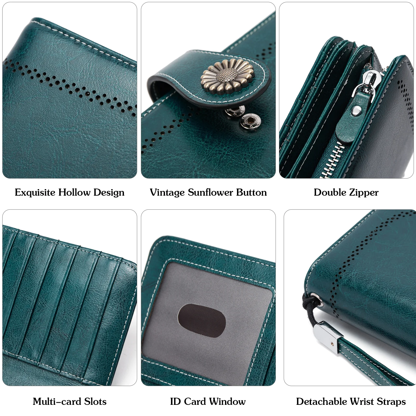Lomy Big Wallet For Women With Wristlet —  Large Capacity - Image 29