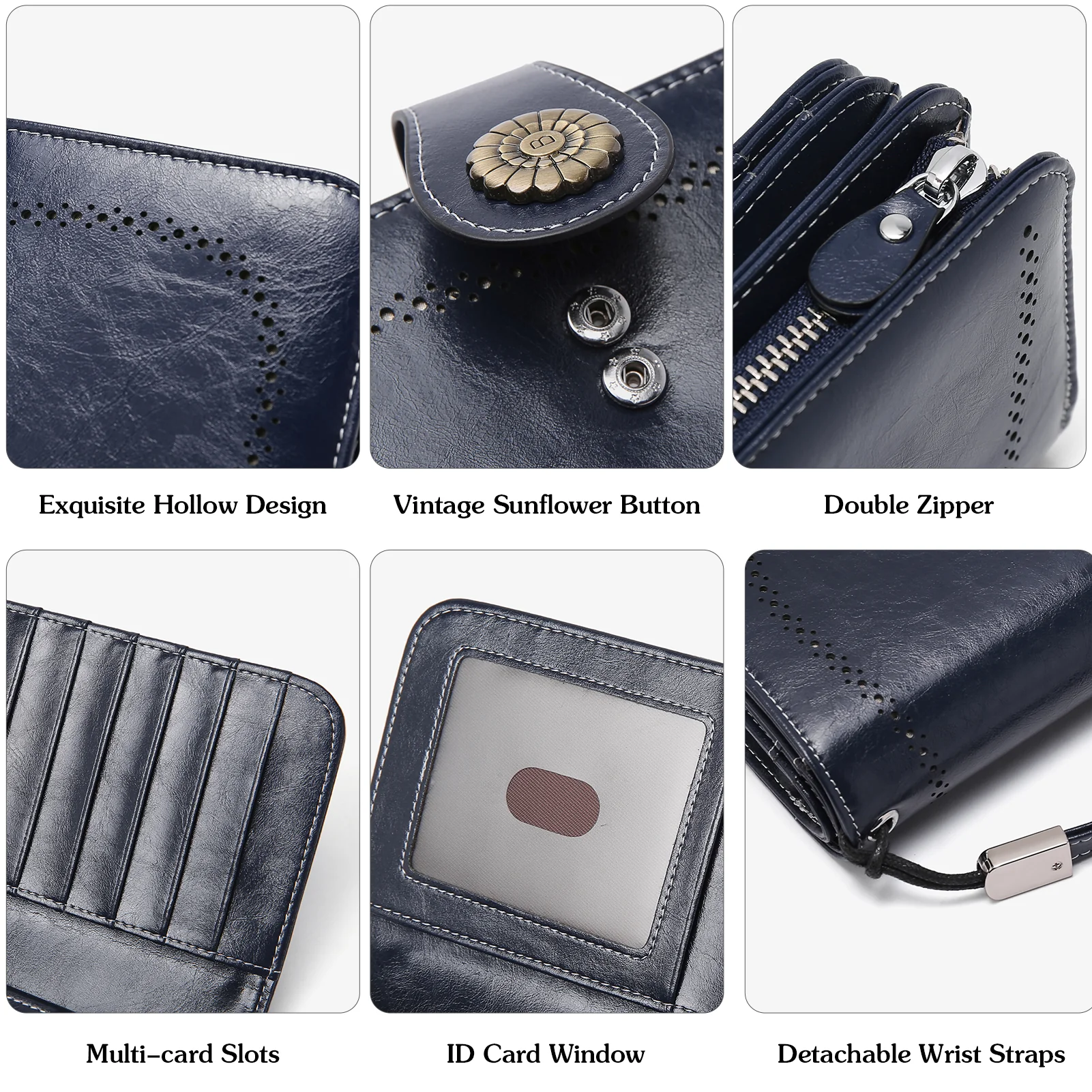 Lomy Big Wallet For Women With Wristlet —  Large Capacity - Image 35