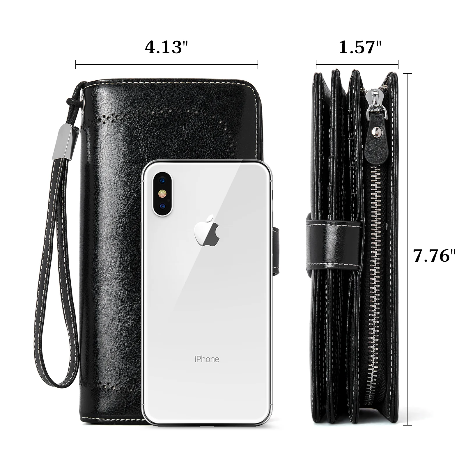 Lomy Big Wallet For Women With Wristlet —  Large Capacity - Image 7