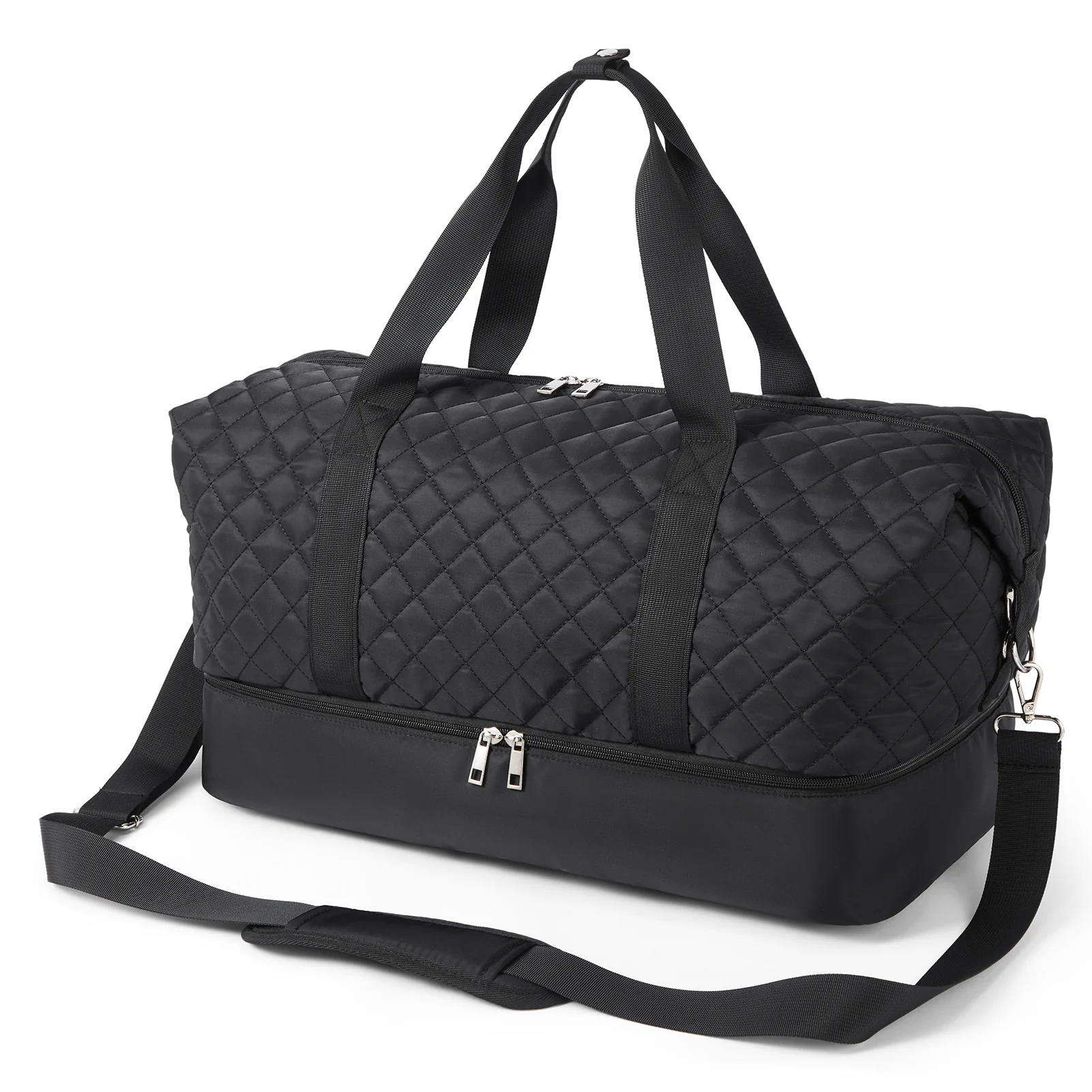 JUDEA Women's Travel Bag with Toiletry Organizer and Shoe Compartment - Image 12