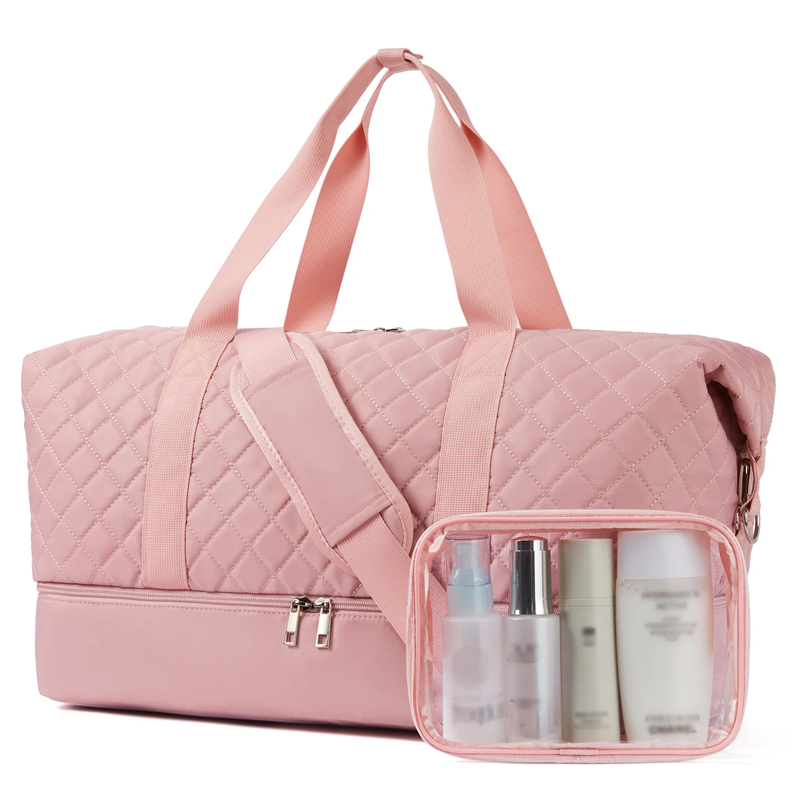 JUDEA Women's Travel Bag with Toiletry Organizer and Shoe Compartment - Image 18