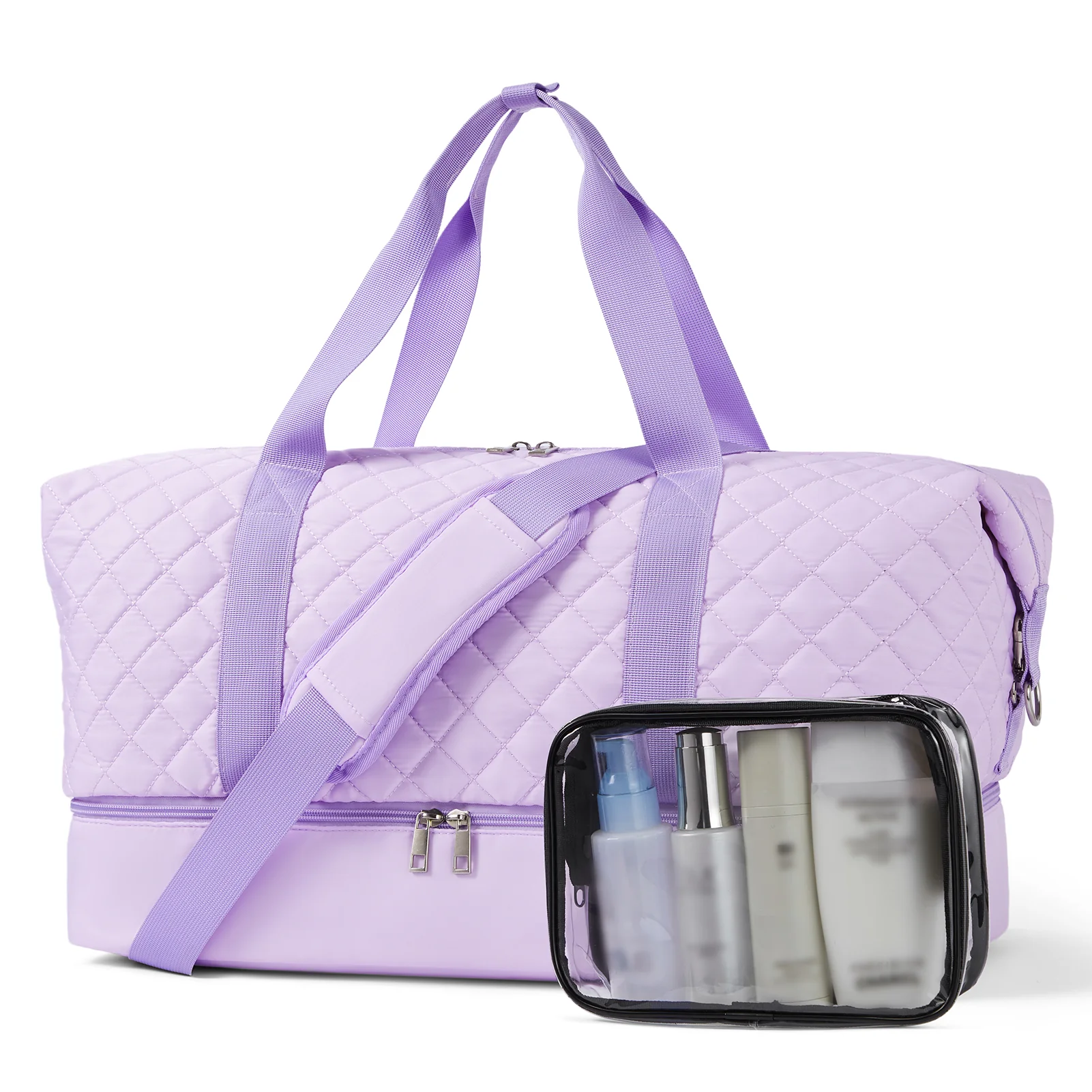 JUDEA Women's Travel Bag with Toiletry Organizer and Shoe Compartment - Image 26