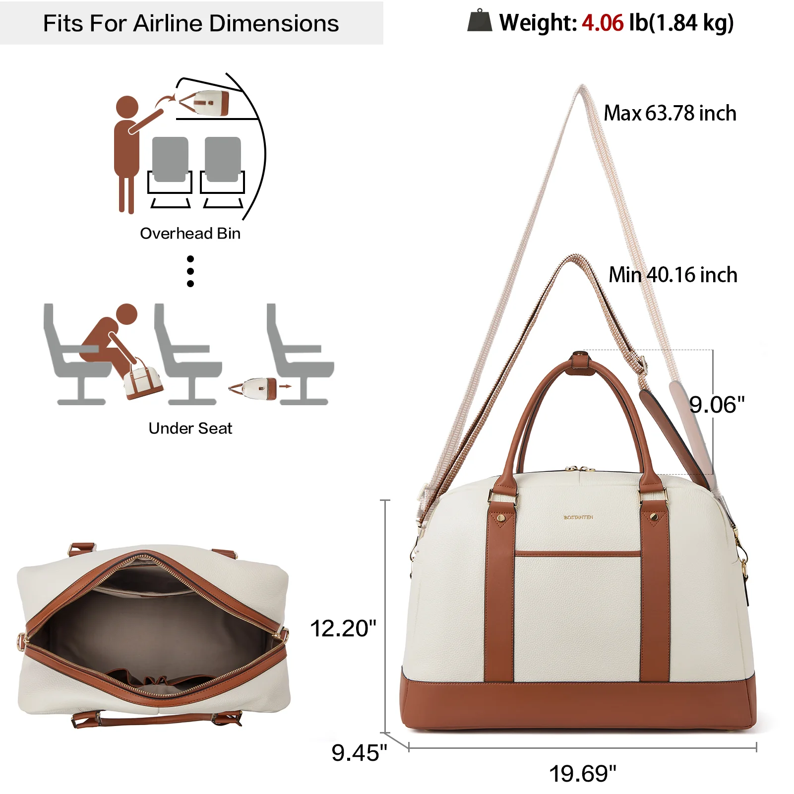 Zenobe Travel in Style: Women's Weekender Duffle Bag for the Fashion-Forward - Image 6