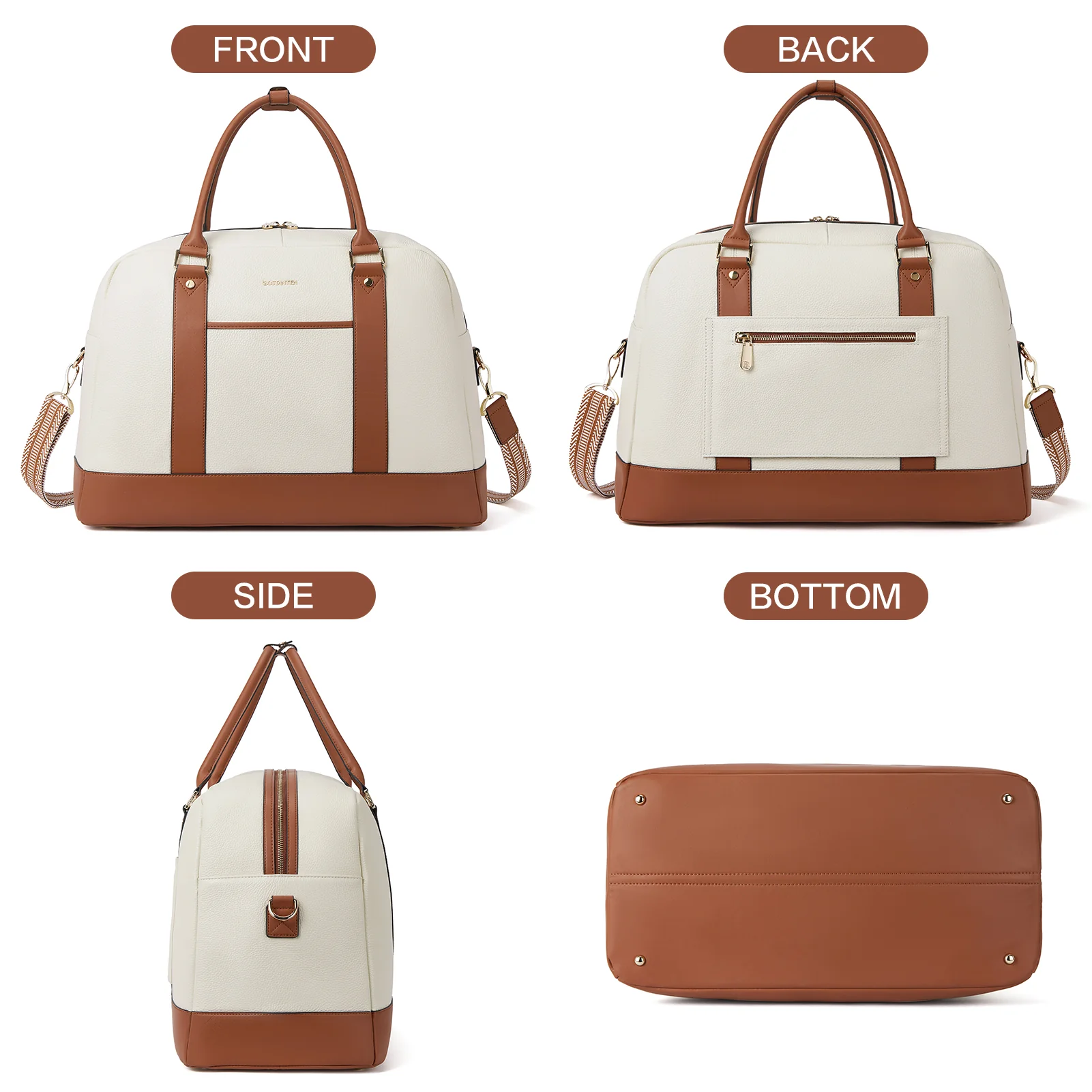 Zenobe Travel in Style: Women's Weekender Duffle Bag for the Fashion-Forward - Image 7